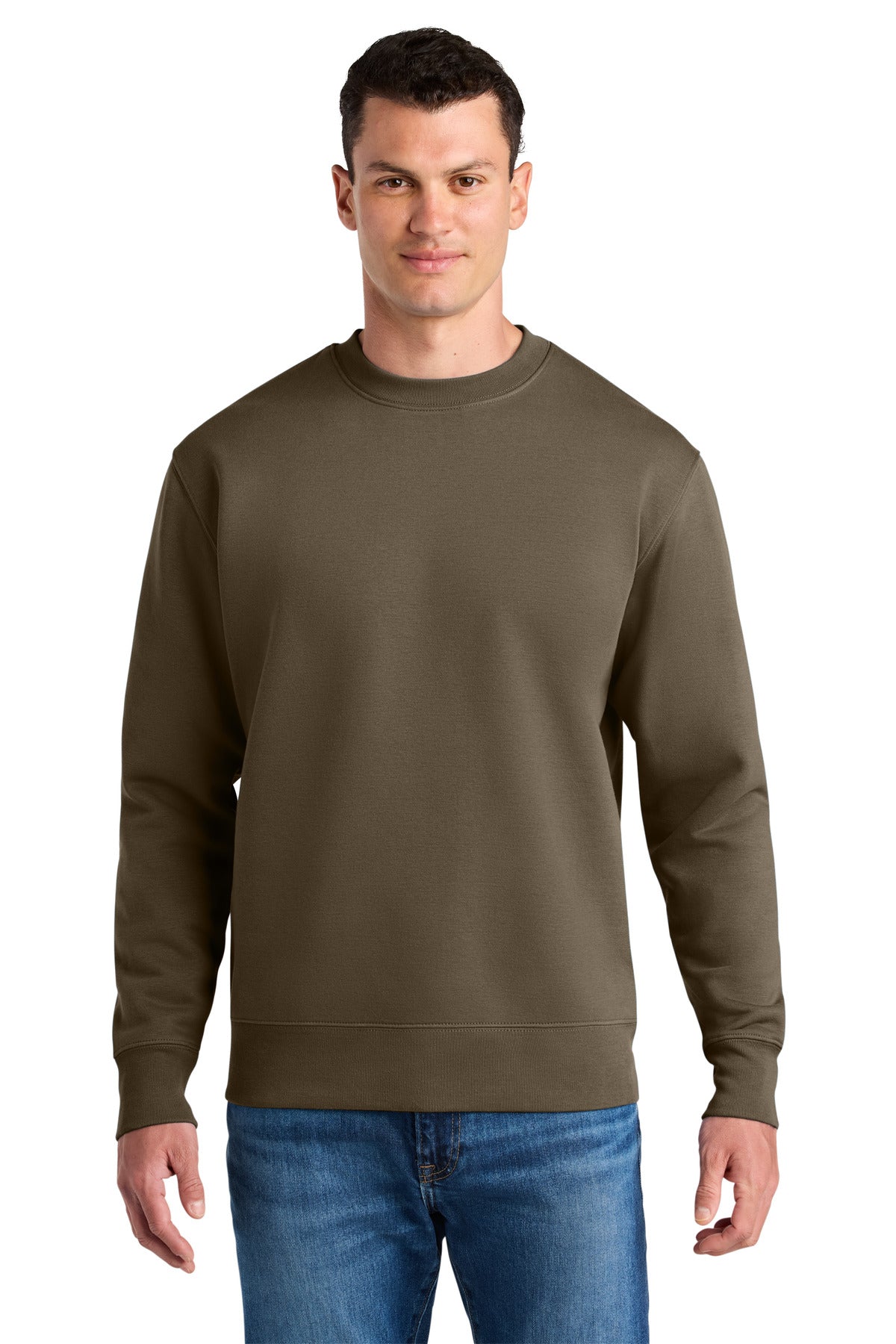 Custom logo Stanley/Stella® Unisex Changer 2.0 Crewneck Sweatshirt SXU004 in Mosstone