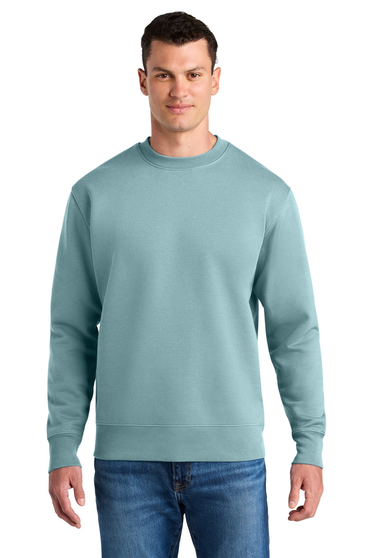 Custom logo Stanley/Stella® Unisex Changer 2.0 Crewneck Sweatshirt SXU004 in Pebble Blue