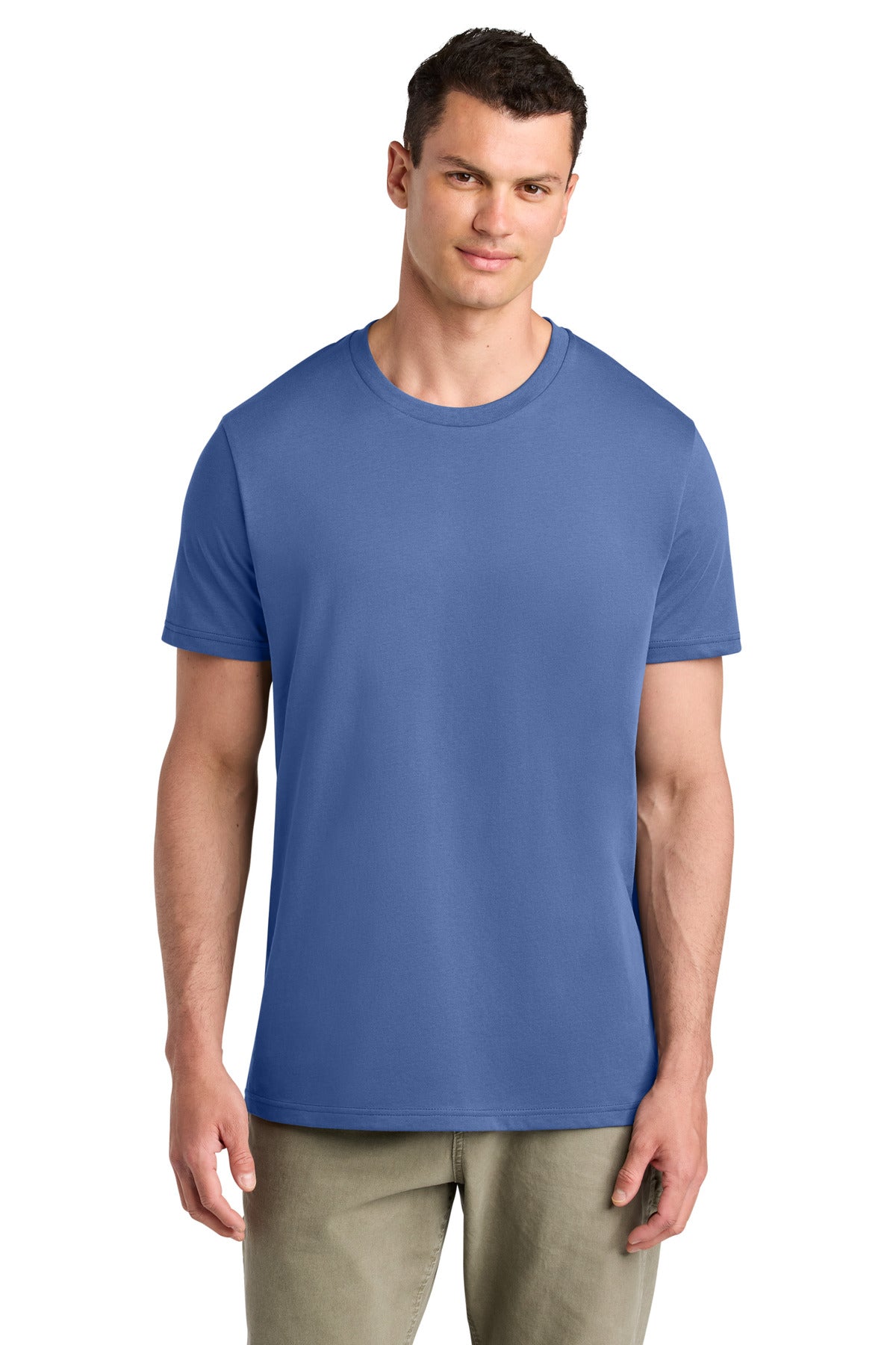 Custom logo Stanley/Stella® Unisex Crafter Tee SXU007 in Bright Blue