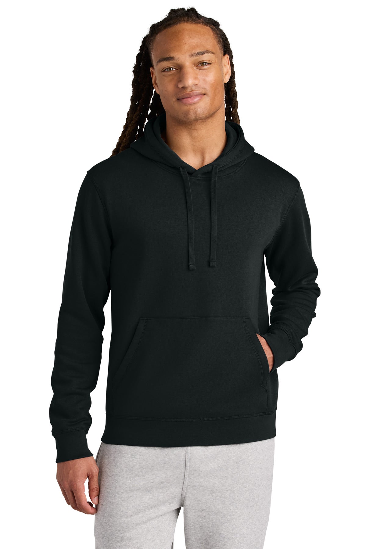 Custom logo Stanley/Stella® Unisex Drummer 2.0 Hooded Sweatshirt SXU009 in Black