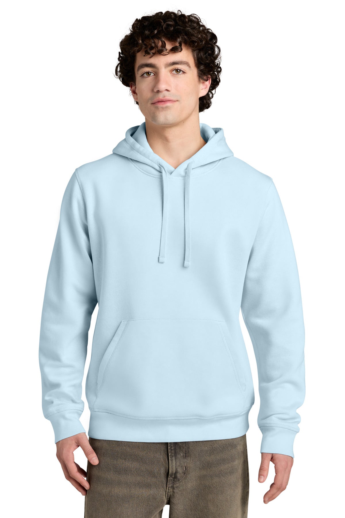 Custom logo Stanley/Stella® Unisex Drummer 2.0 Hooded Sweatshirt SXU009 in Blue Ice