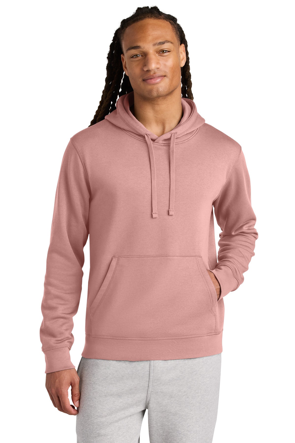 Custom logo Stanley/Stella® Unisex Drummer 2.0 Hooded Sweatshirt SXU009 in Canyon Pink