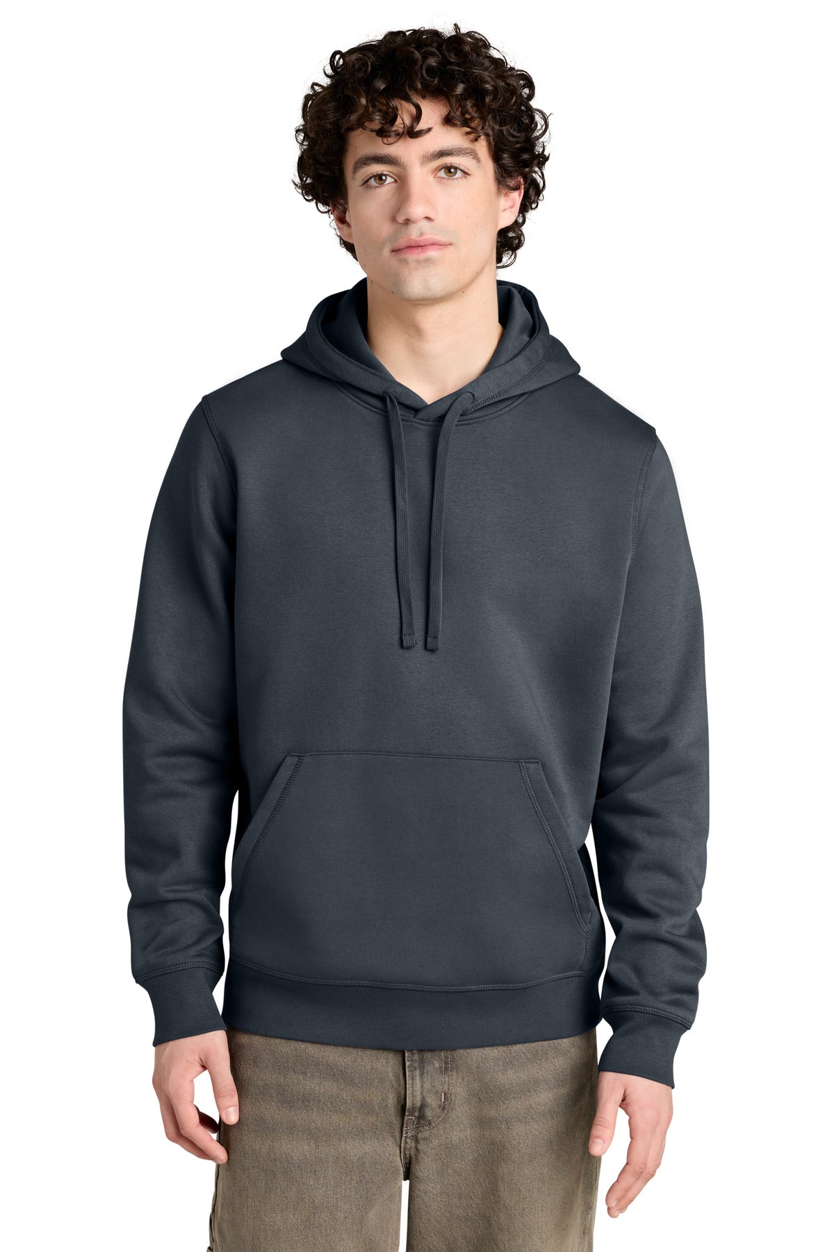 Custom logo Stanley/Stella® Unisex Drummer 2.0 Hooded Sweatshirt SXU009 in India Ink Grey