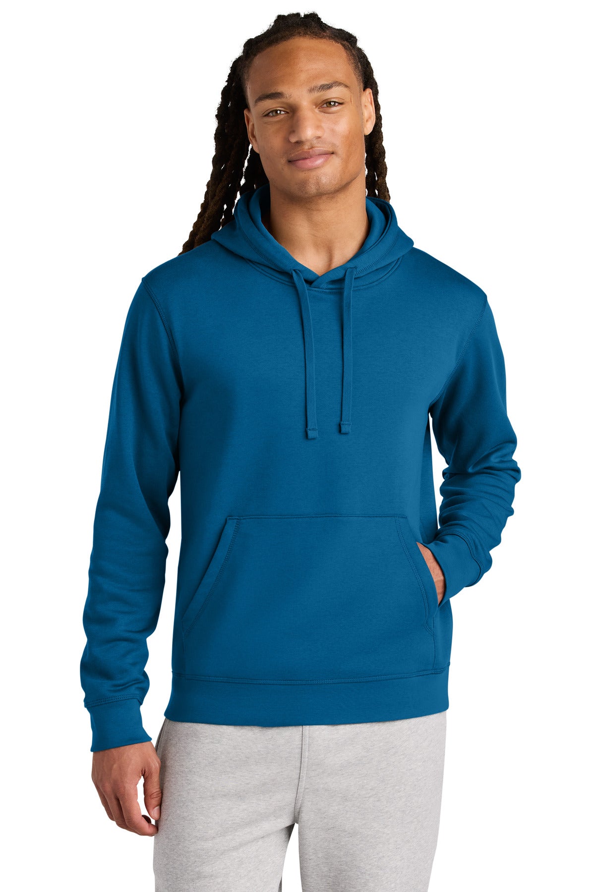 Custom logo Stanley/Stella® Unisex Drummer 2.0 Hooded Sweatshirt SXU009 in Royal Blue