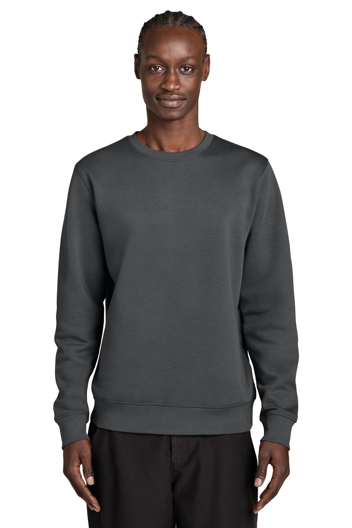 Custom logo Stanley/Stella® Unisex Roller Crewneck Sweatshirt SXU010 in Anthracite