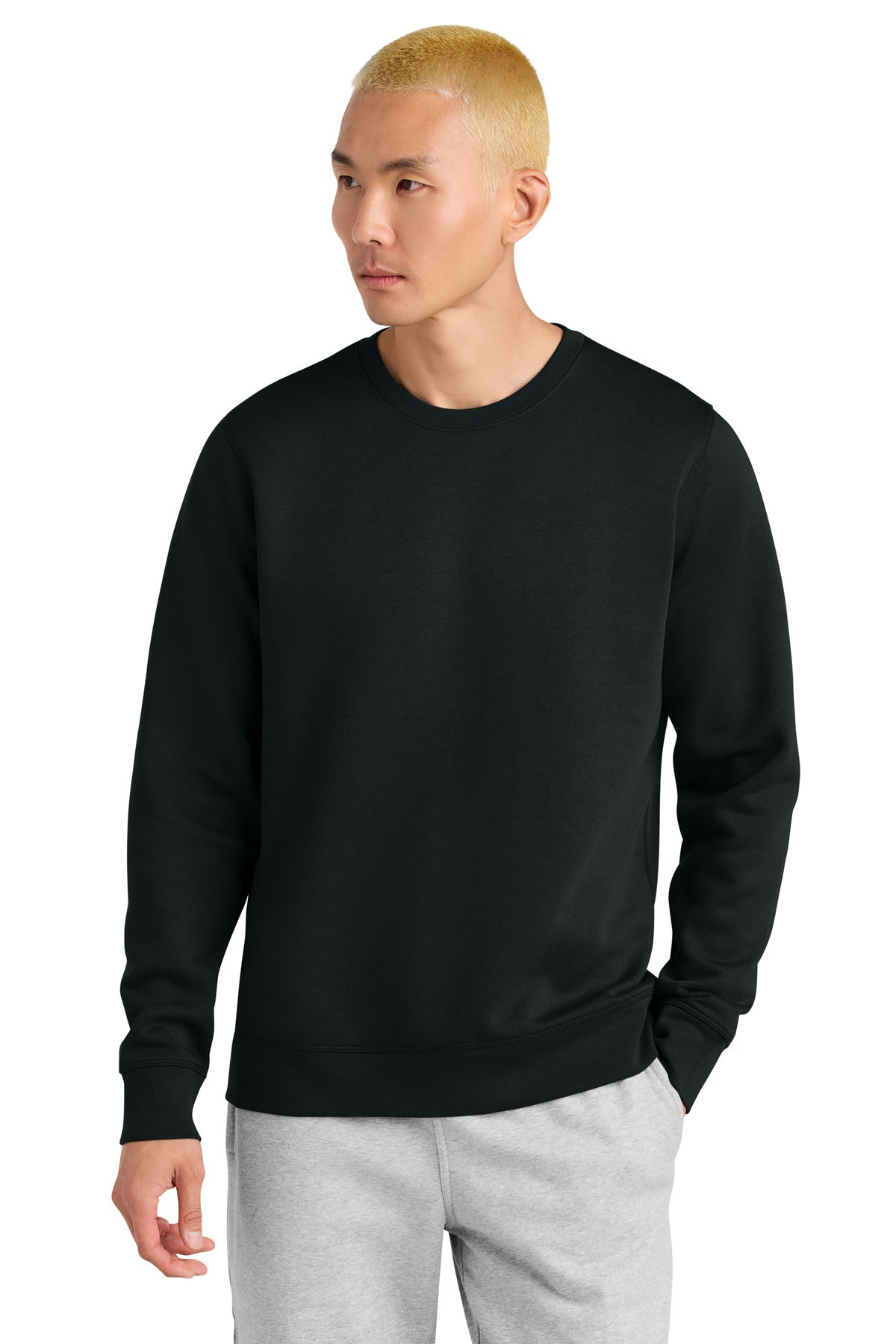 Custom logo Stanley/Stella® Unisex Roller Crewneck Sweatshirt SXU010 in Black