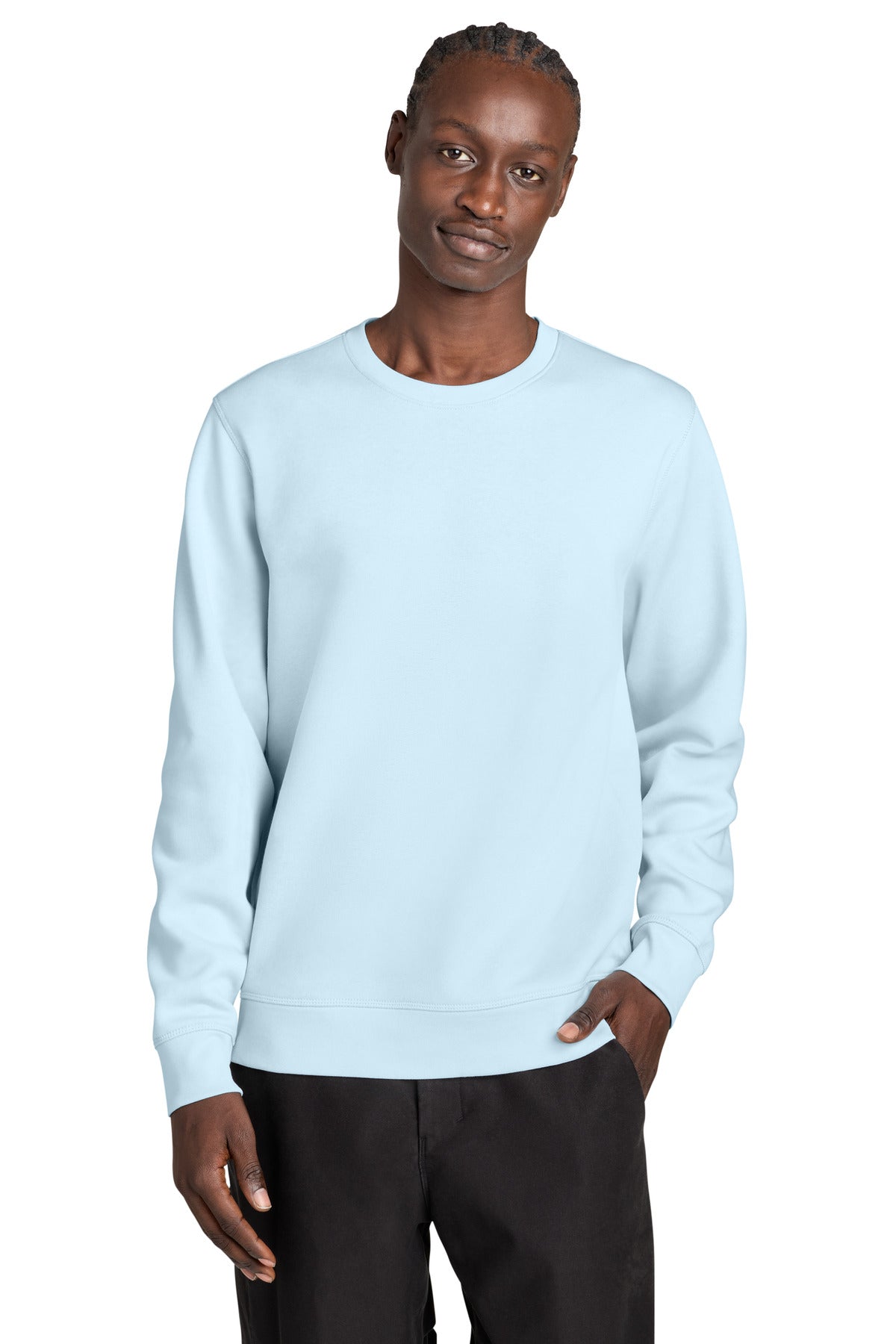 Custom logo Stanley/Stella® Unisex Roller Crewneck Sweatshirt SXU010 in Blue Ice