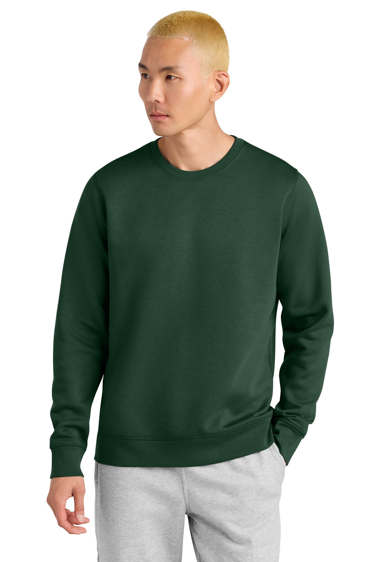 Custom logo Stanley/Stella® Unisex Roller Crewneck Sweatshirt SXU010 in Bottle Green