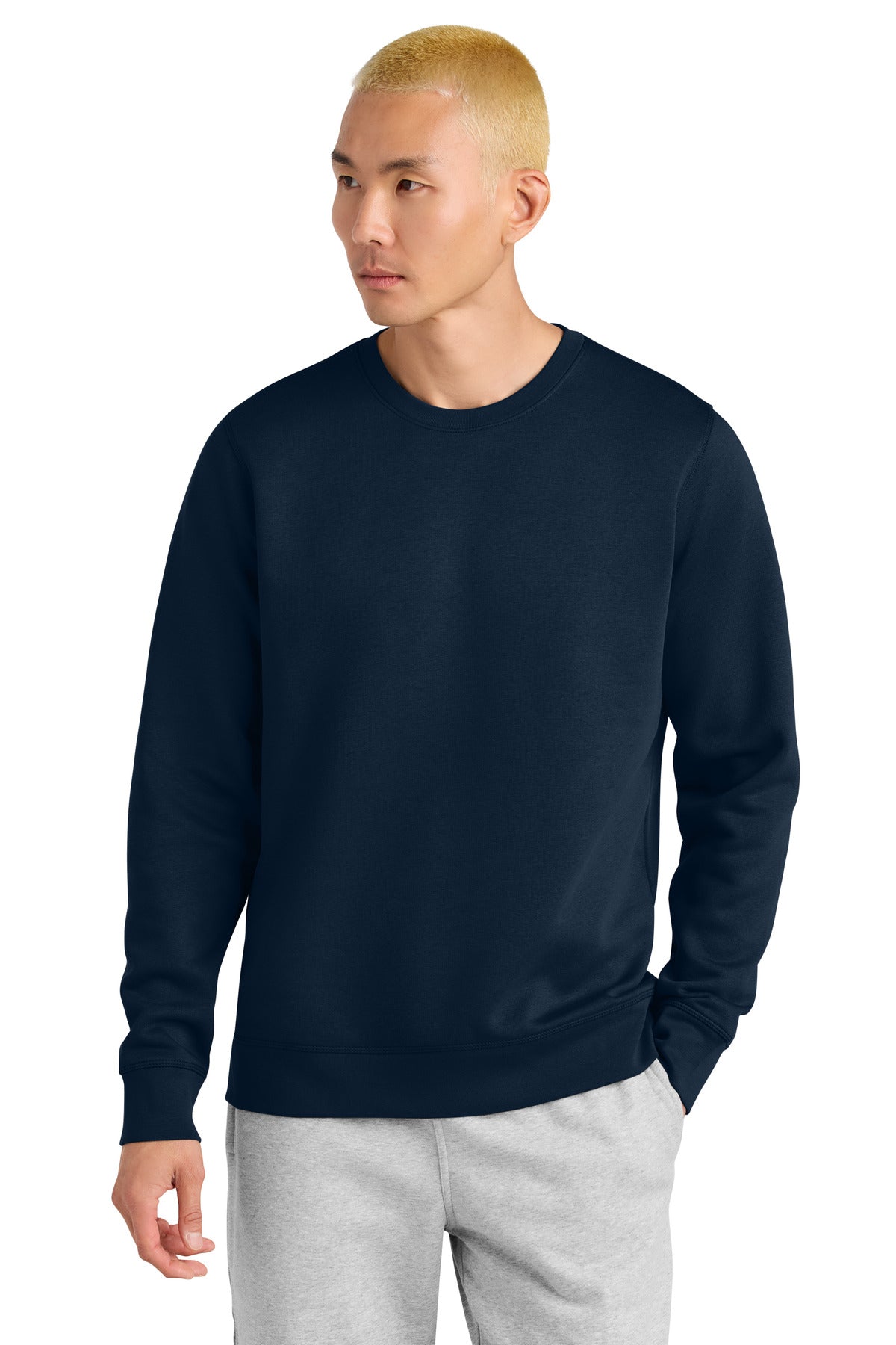 Custom logo Stanley/Stella® Unisex Roller Crewneck Sweatshirt SXU010 in French Navy