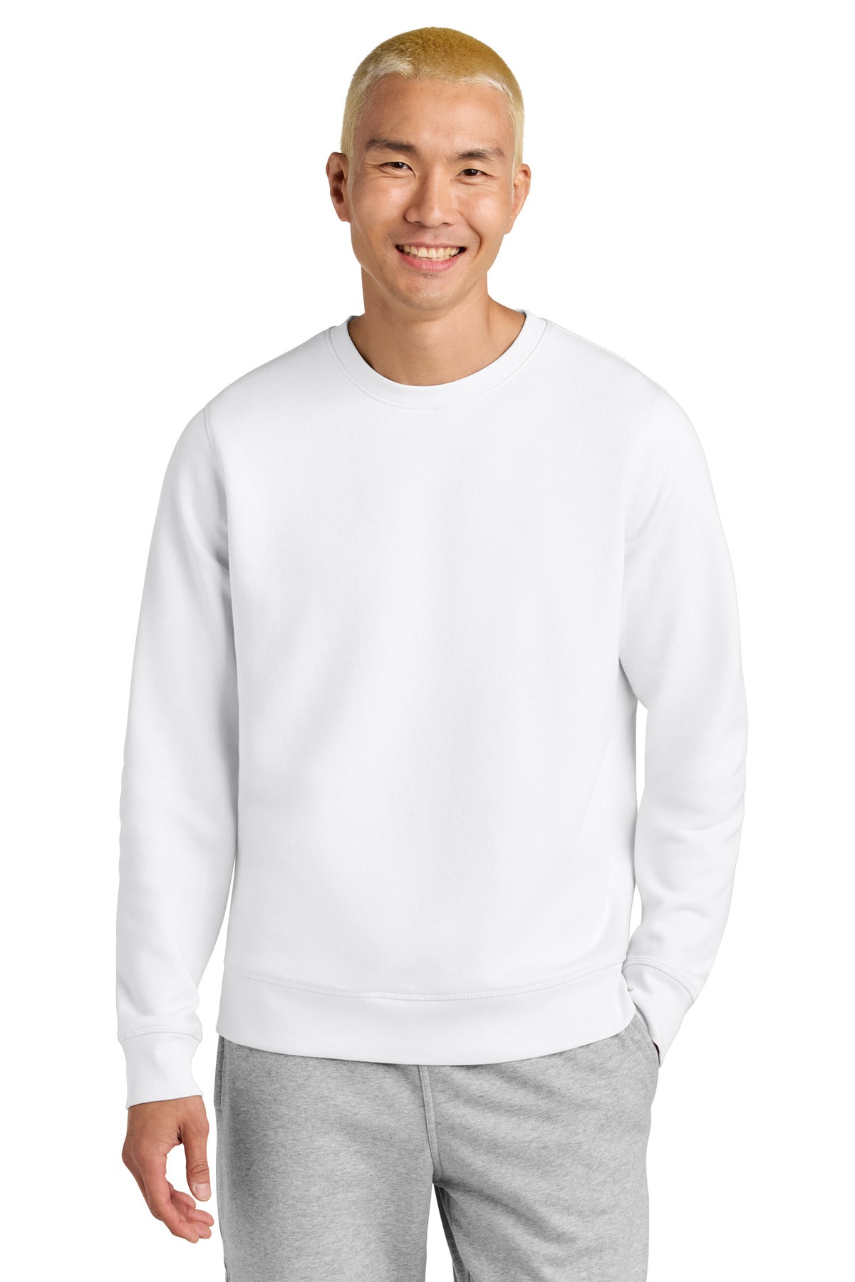 Custom logo Stanley/Stella® Unisex Roller Crewneck Sweatshirt SXU010 in White