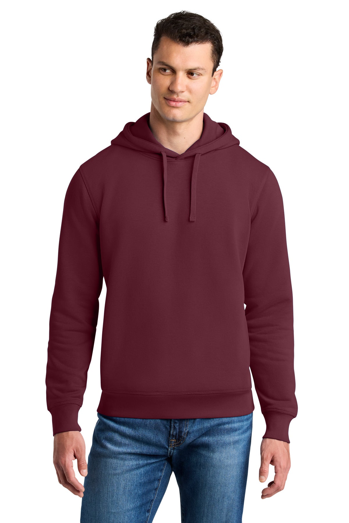 Custom logo Stanley/Stella® Unisex Sounder Hooded Sweatshirt SXU012 in Burgundy