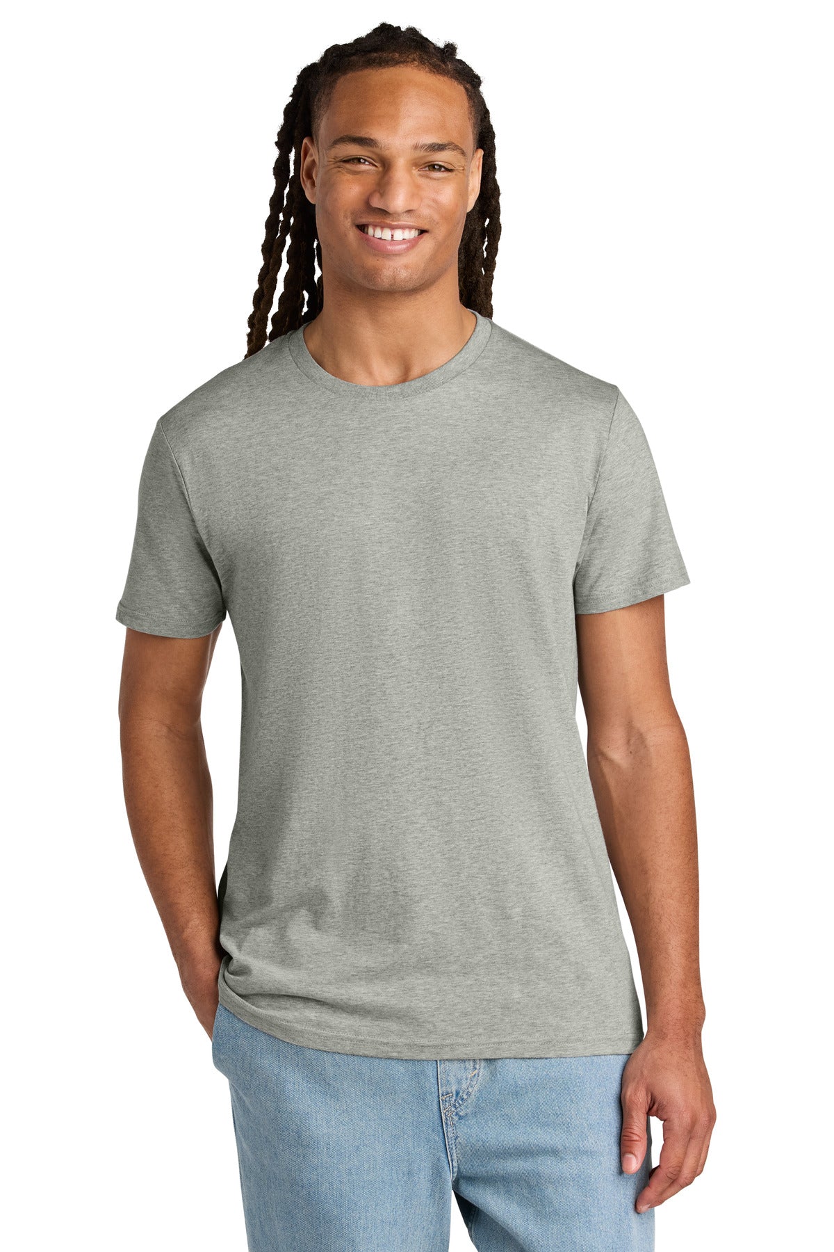 Custom logo Stanley/Stella® Unisex Rocker Tee SXU016 in Heather Grey