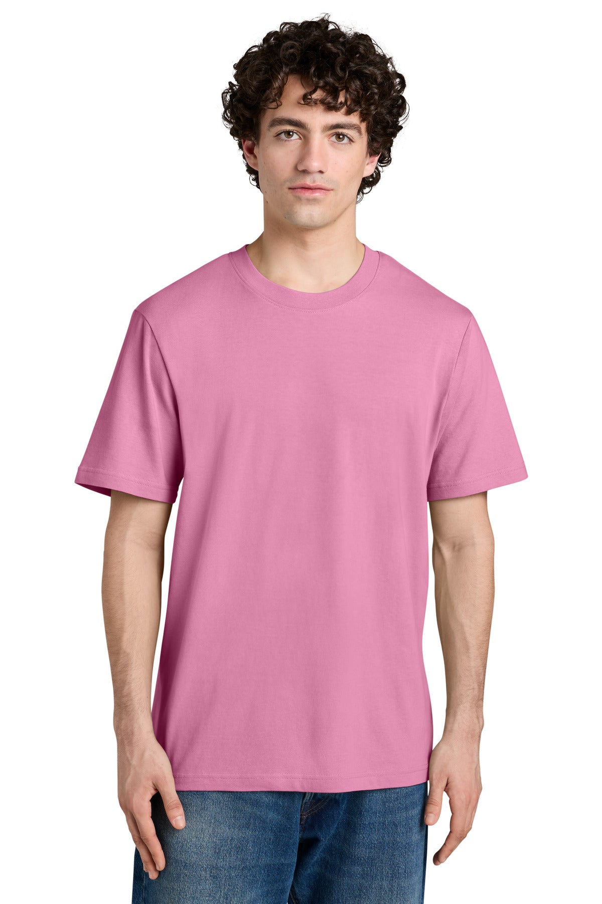 Custom logo Stanley/Stella® Unisex Sparker 2.0 Tee SXU017 in Bubble Pink