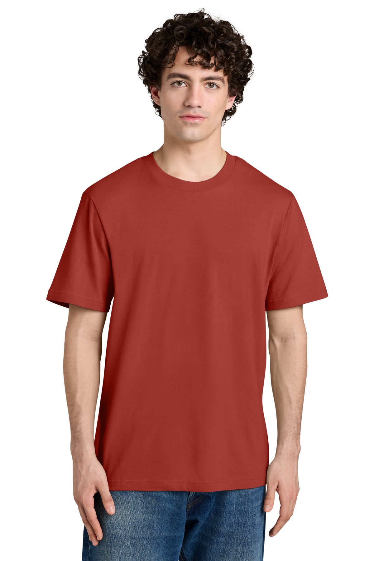 Custom logo Stanley/Stella® Unisex Sparker 2.0 Tee SXU017 in Earthy Red