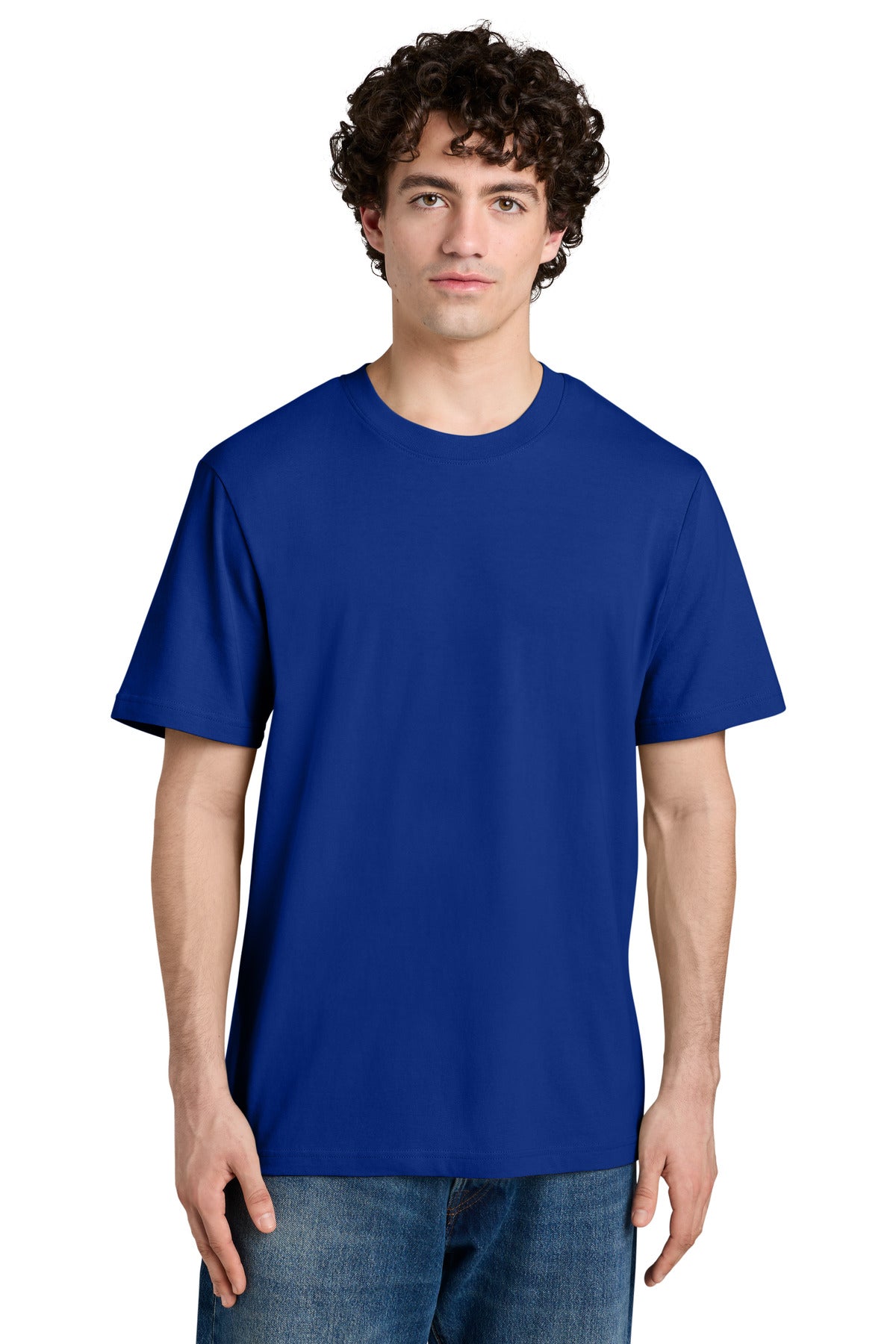 Custom logo Stanley/Stella® Unisex Sparker 2.0 Tee SXU017 in Worker Blue