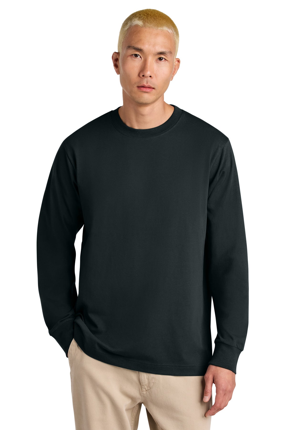 Custom logo Stanley/Stella® Unisex Freestyler Heavyweight Long Sleeve Tee SXU023 in Black