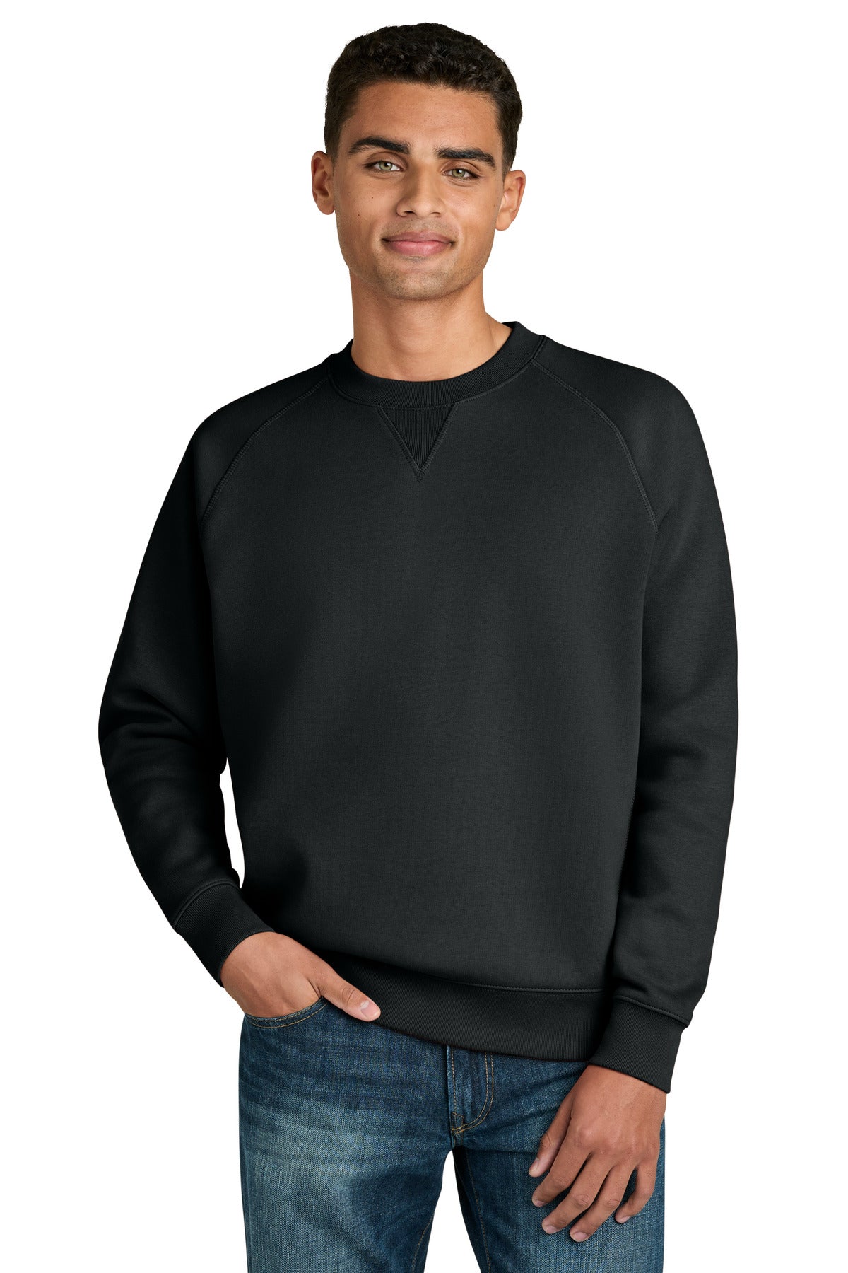 Custom logo Stanley/Stella® Unisex Knoxer Crewneck Sweatshirt SXU026 in Black