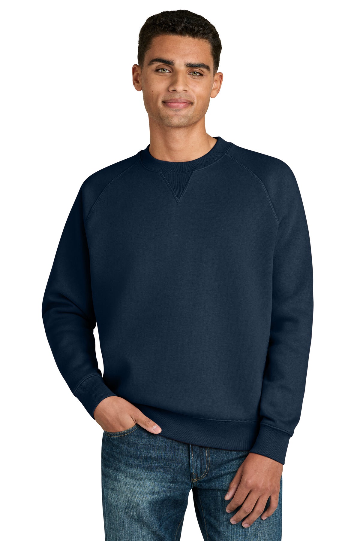 Custom logo Stanley/Stella® Unisex Knoxer Crewneck Sweatshirt SXU026 in French Navy