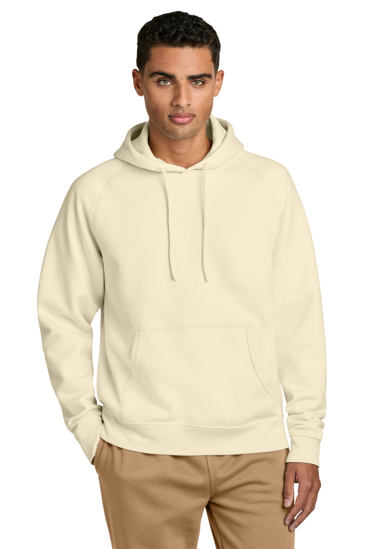 Custom logo Stanley/Stella® Unisex Striker Hooded Sweatshirt SXU027 in Natural Raw
