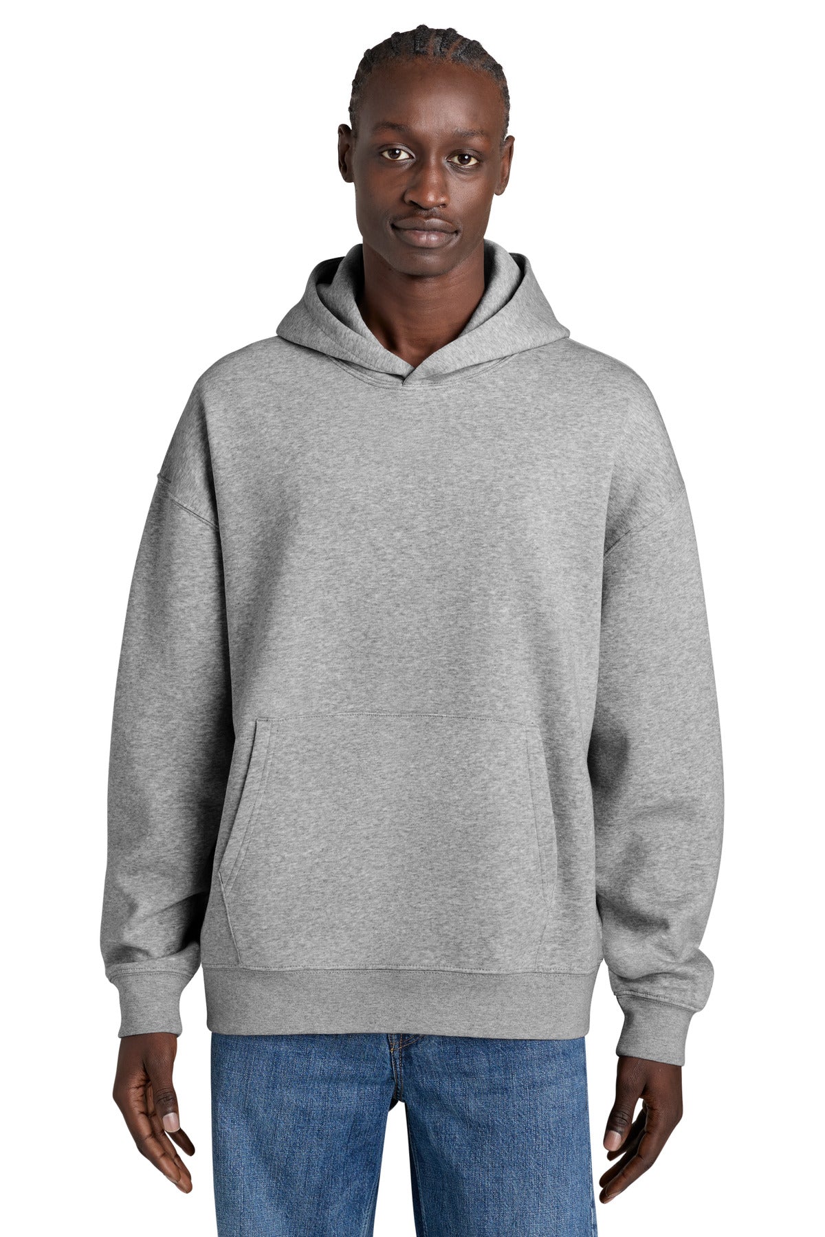 Custom logo Stanley/Stella® Unisex Chaser Hooded Sweatshirt SXU038 in Heather Grey
