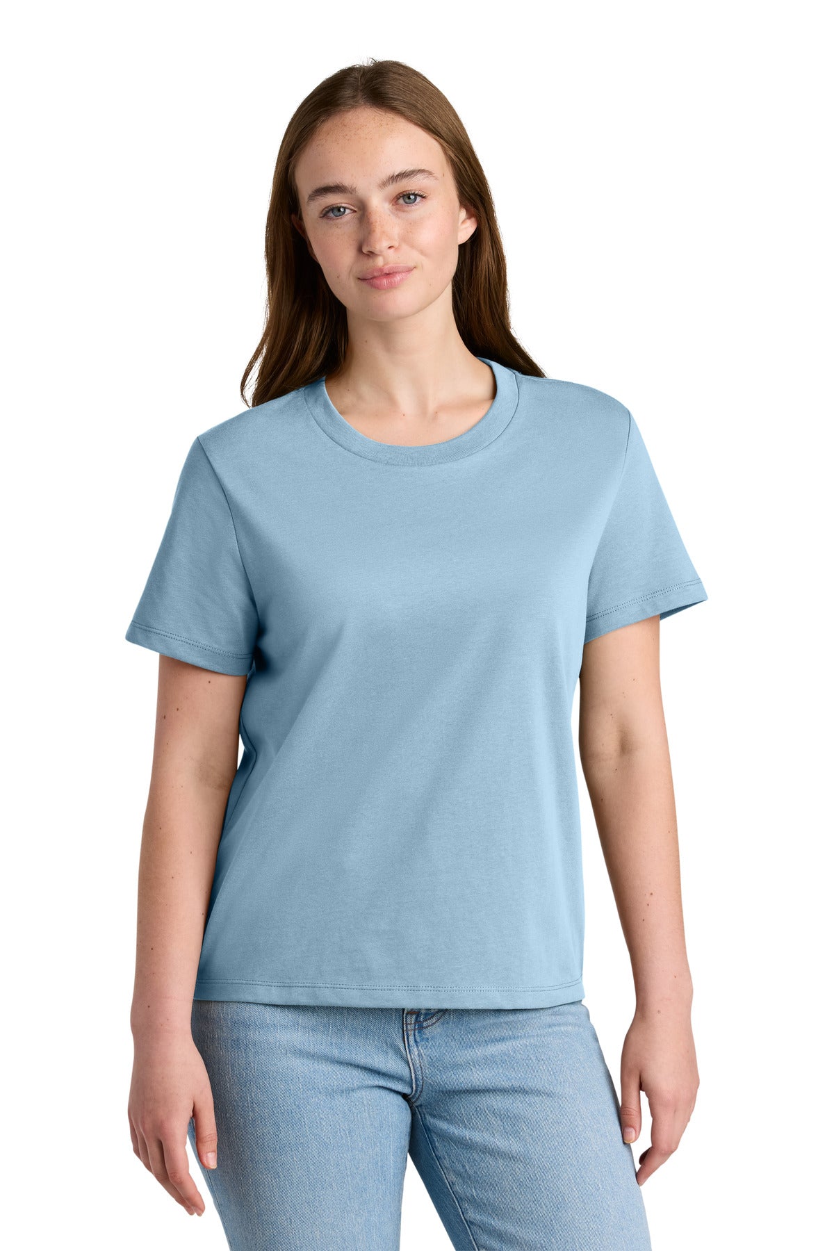 Custom logo Stanley/Stella® Women's Stella Muser Tee SXW002 in Blue Soul