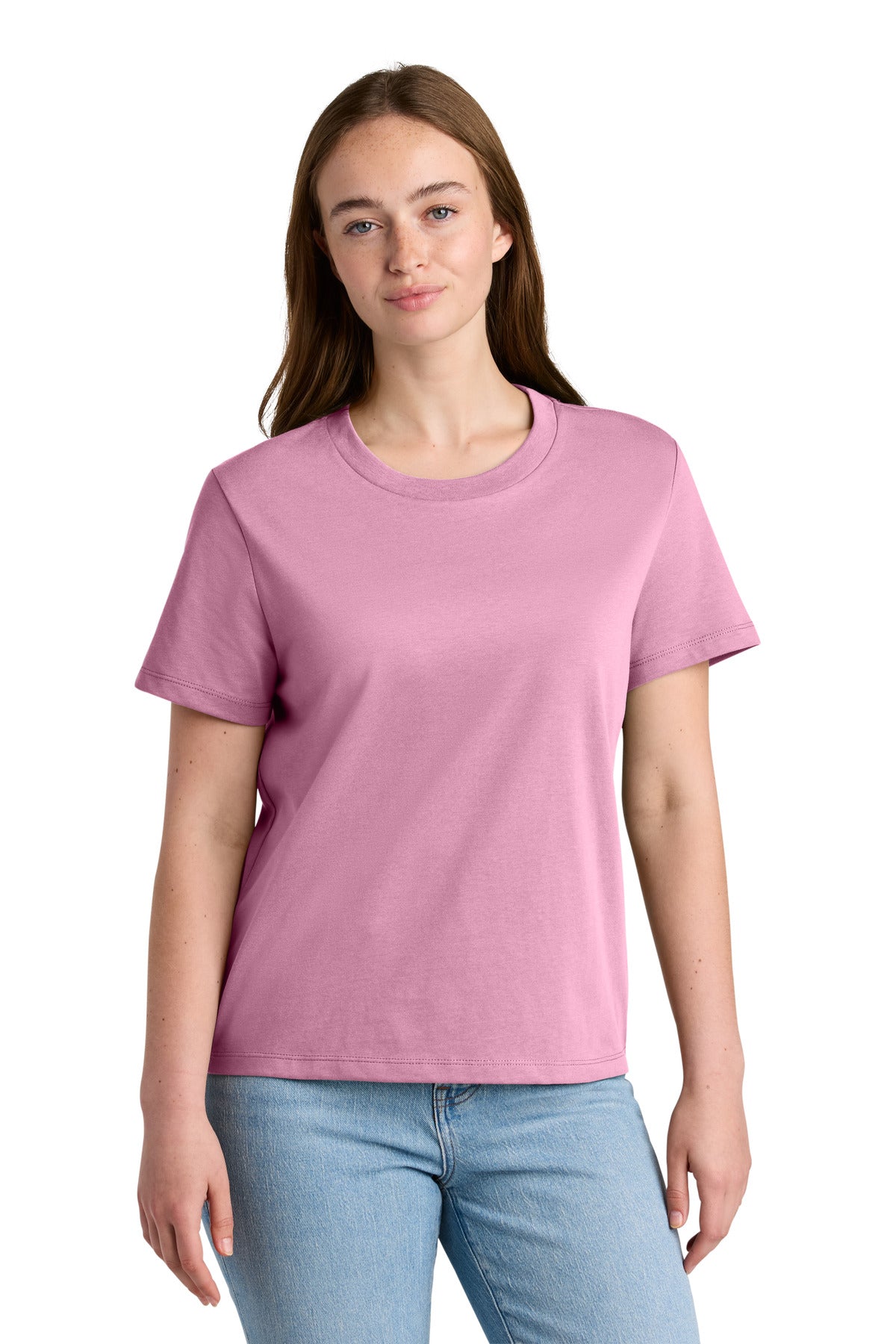 Custom logo Stanley/Stella® Women's Stella Muser Tee SXW002 in Bubble Pink