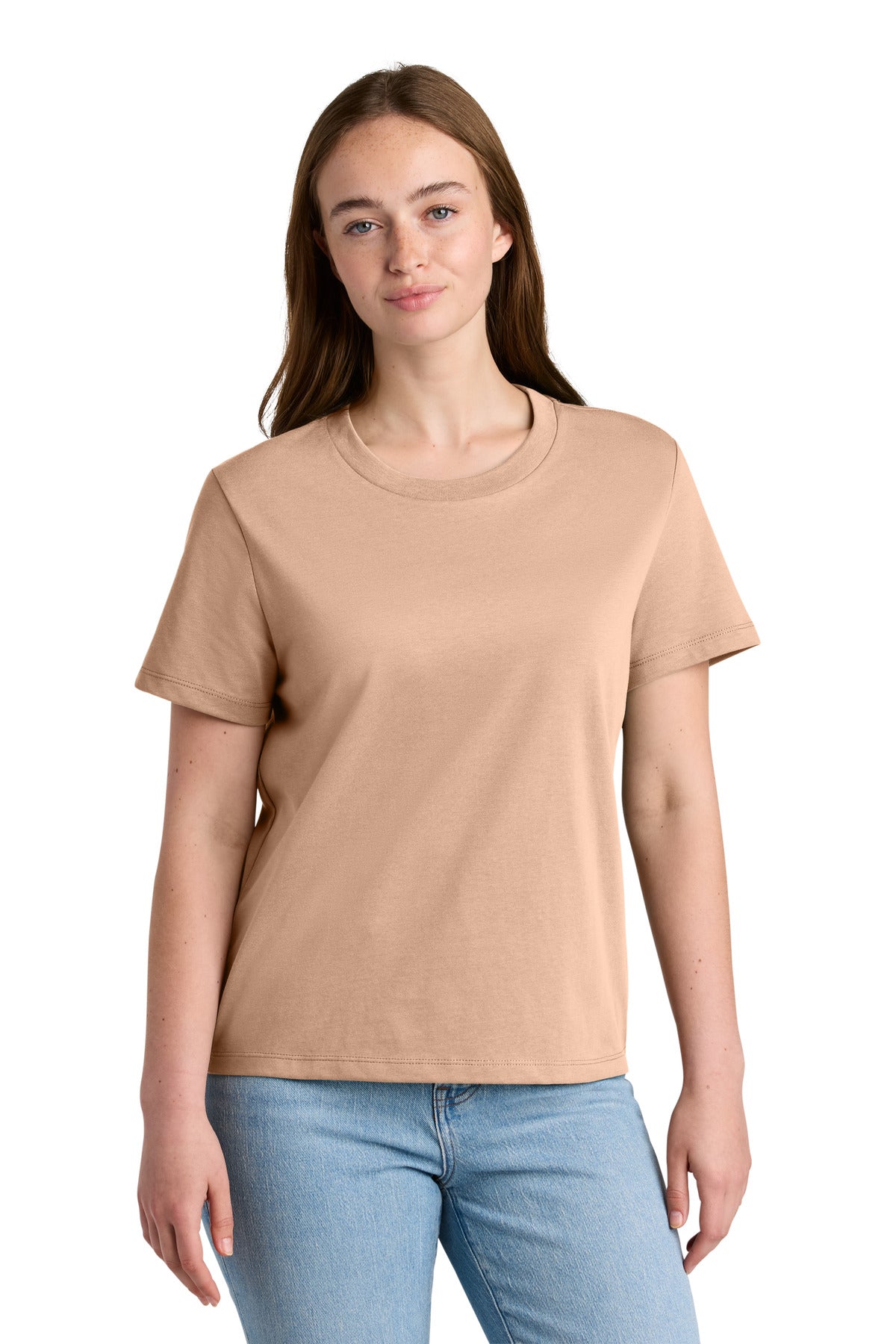 Custom logo Stanley/Stella® Women's Stella Muser Tee SXW002 in Fresh Peach