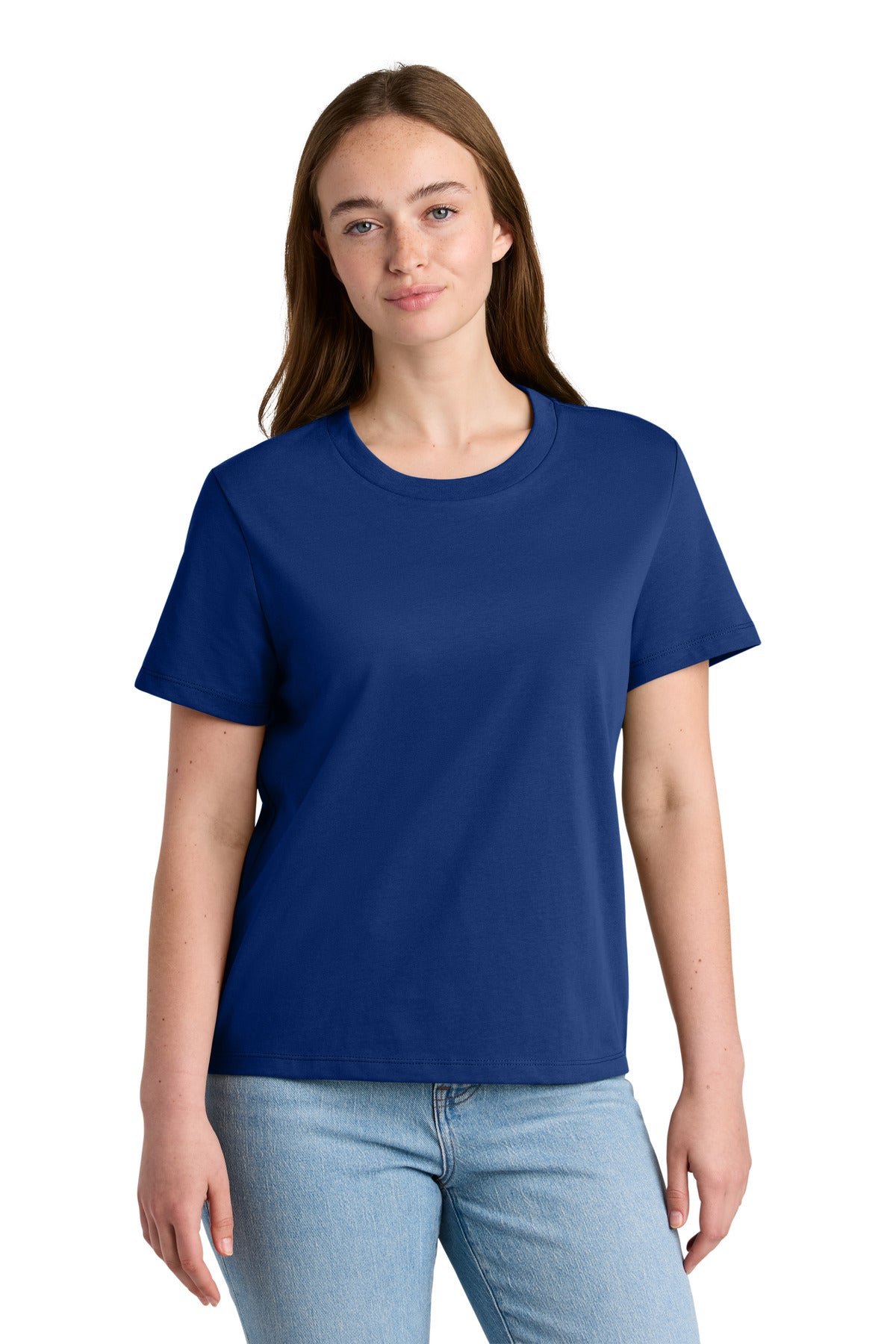 Custom logo Stanley/Stella® Women's Stella Muser Tee SXW002 in Worker Blue