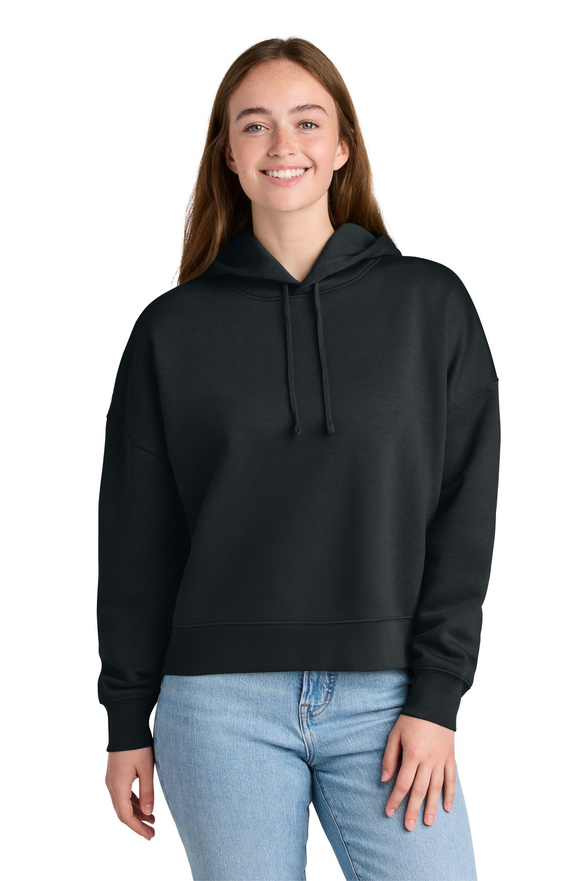 Custom logo Stanley/Stella® Women's Stella Nora Hooded Sweatshirt SXW035 in Black