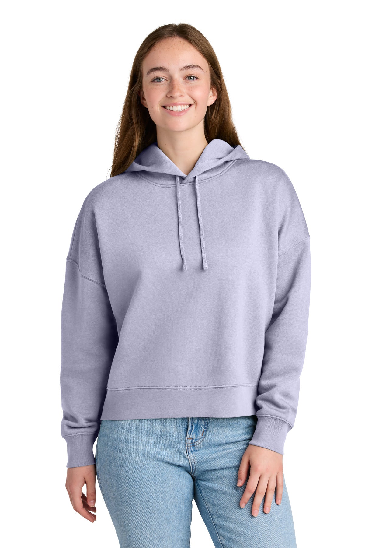 Custom logo Stanley/Stella® Women's Stella Nora Hooded Sweatshirt SXW035 in Lavender