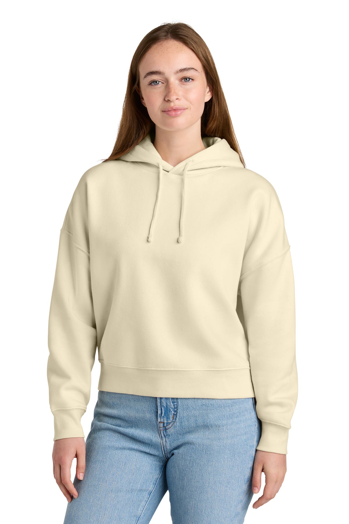 Custom logo Stanley/Stella® Women's Stella Nora Hooded Sweatshirt SXW035 in Natural Raw