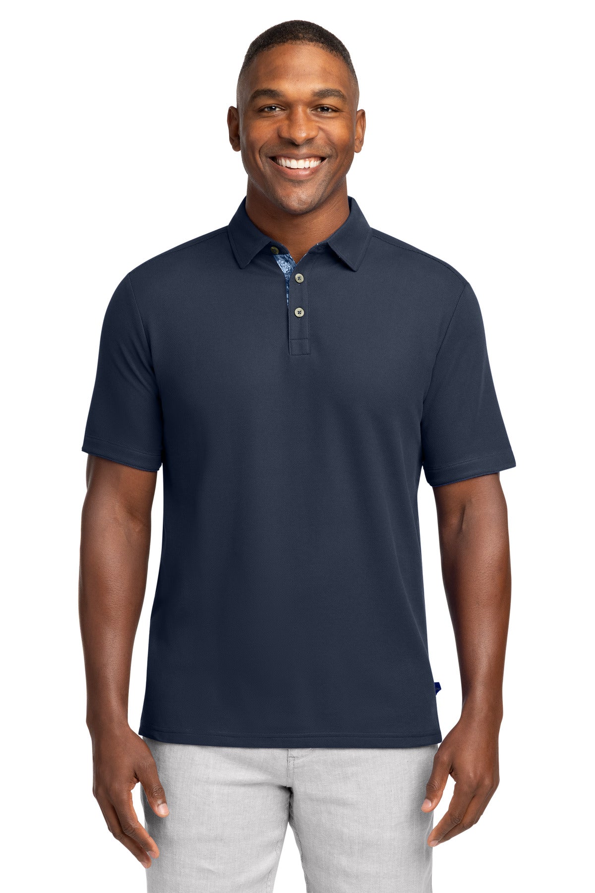 Custom logo LIMITED EDITION Tommy Bahama® 5 O'Clock Polo T223508TB in Blue Note