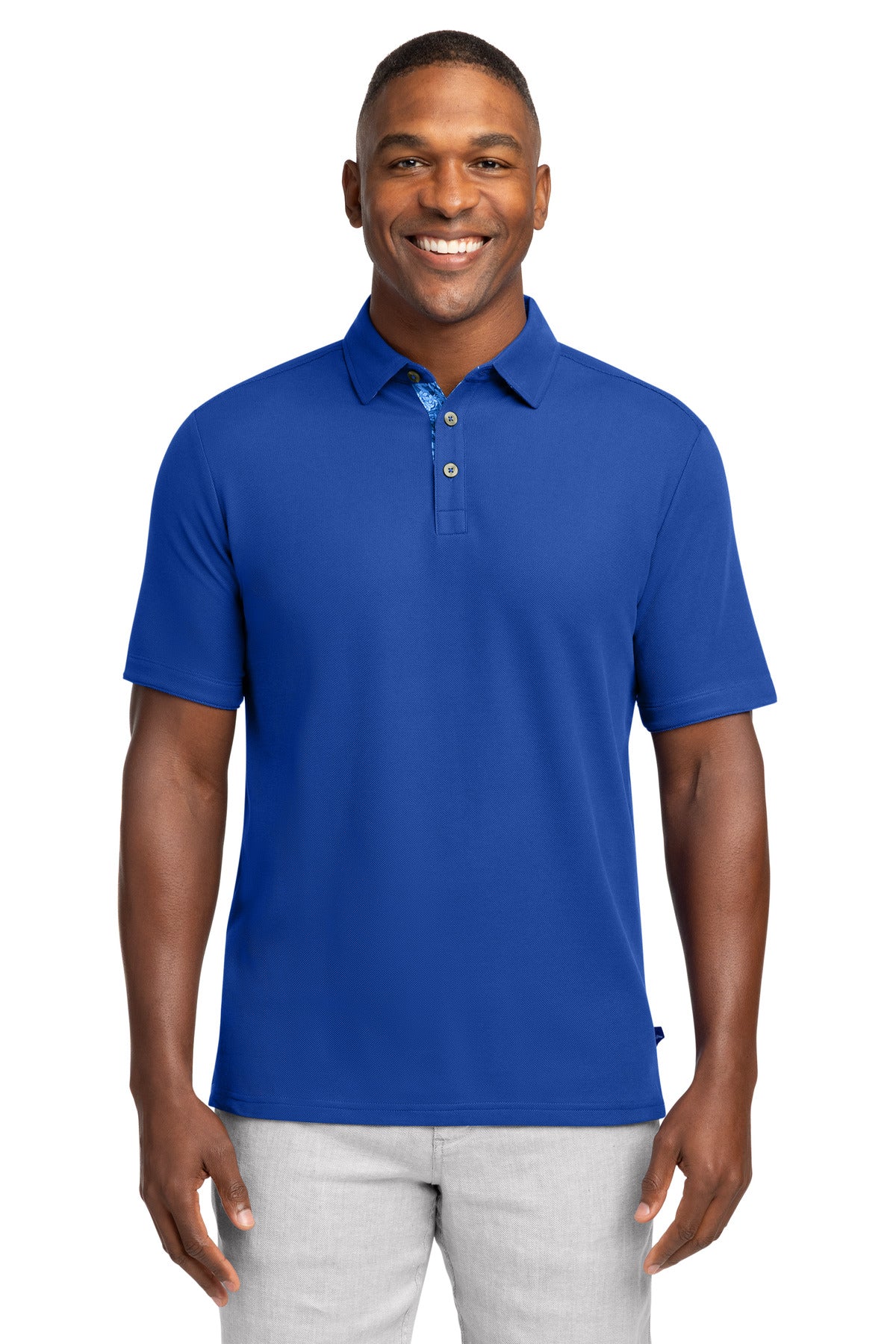 Custom logo LIMITED EDITION Tommy Bahama® 5 O'Clock Polo T223508TB in Team Blue