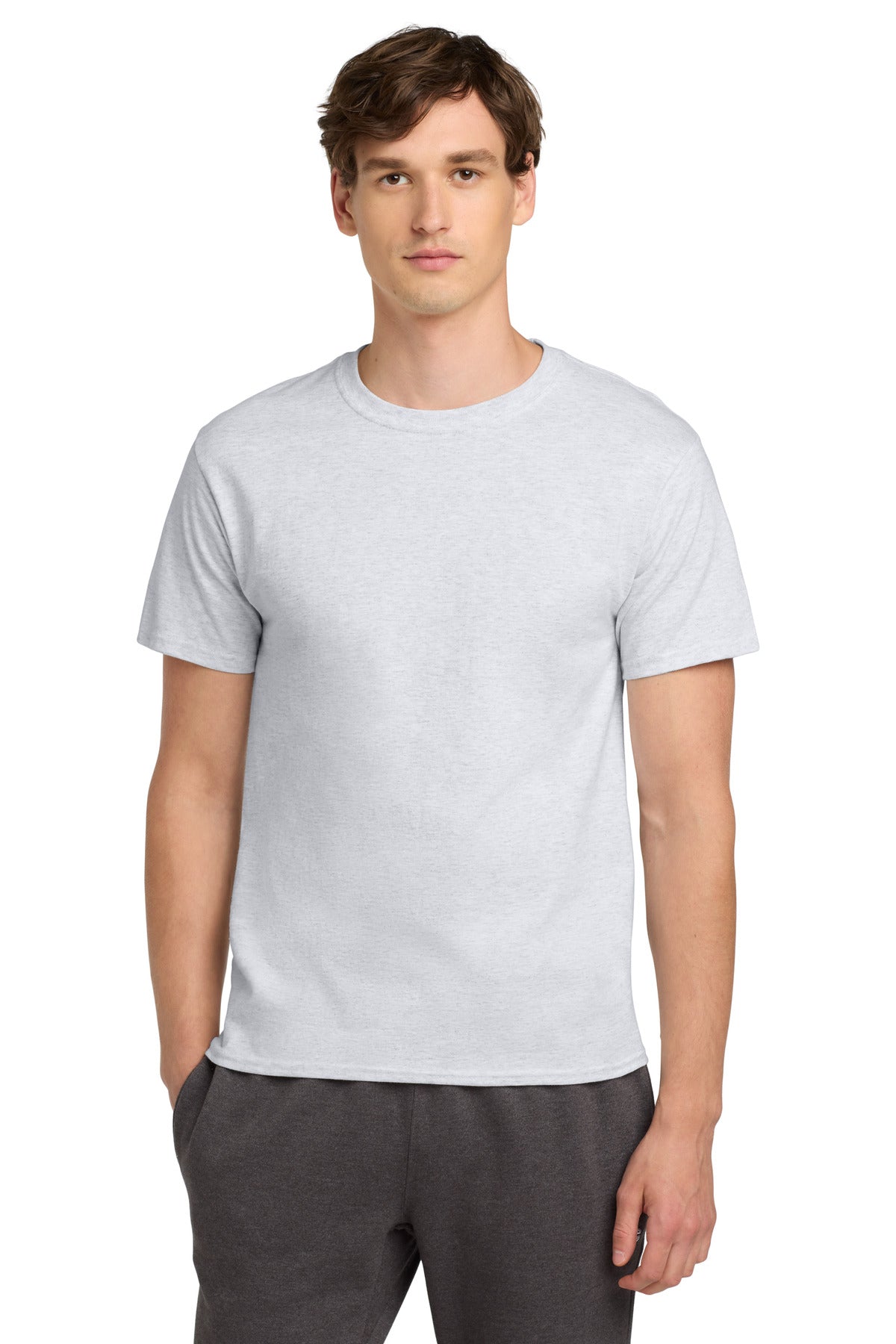 Custom logo Champion ®  Heritage 6-Oz. Jersey Tee T425 in Ash