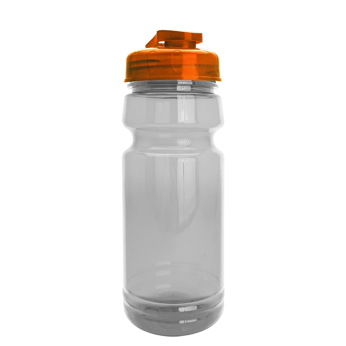 Custom logo Trainer Clear Bottle with Flip-Top Lid - 24 oz.