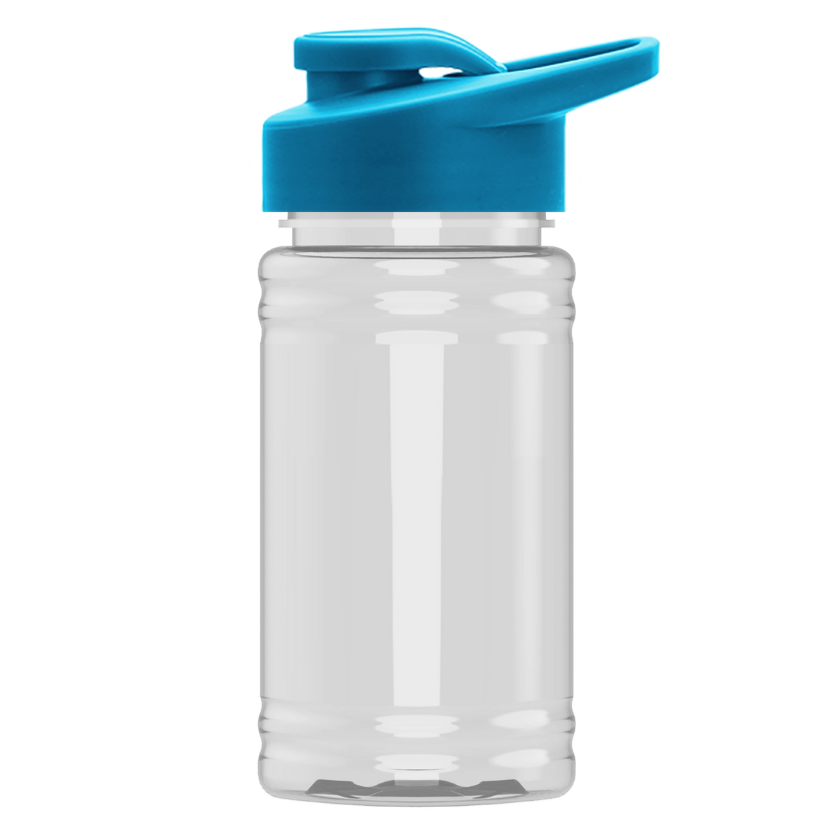 Custom logo Mini Bottle with Drink-Thru Lid - 16 oz.