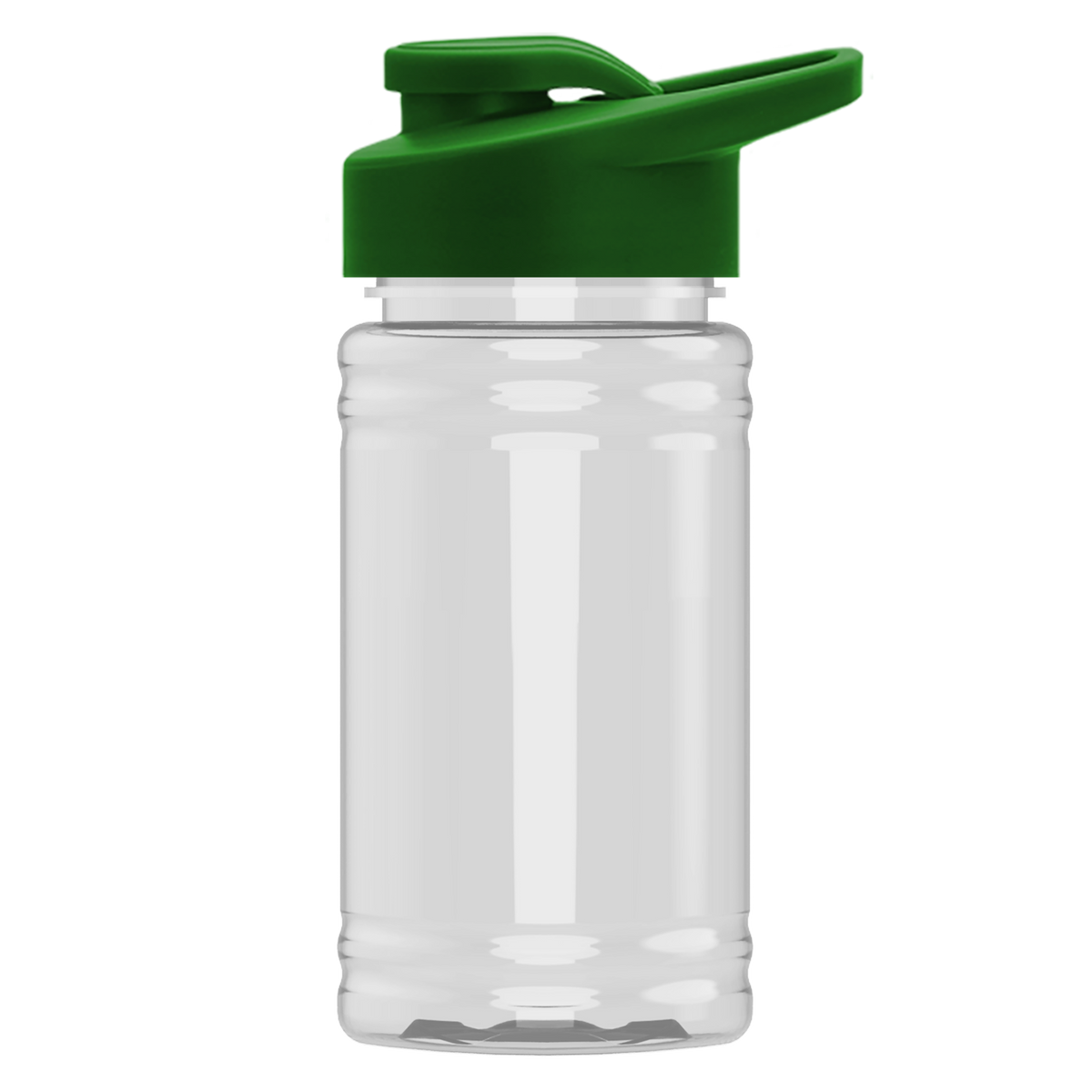 Custom logo Mini Bottle with Drink-Thru Lid - 16 oz.