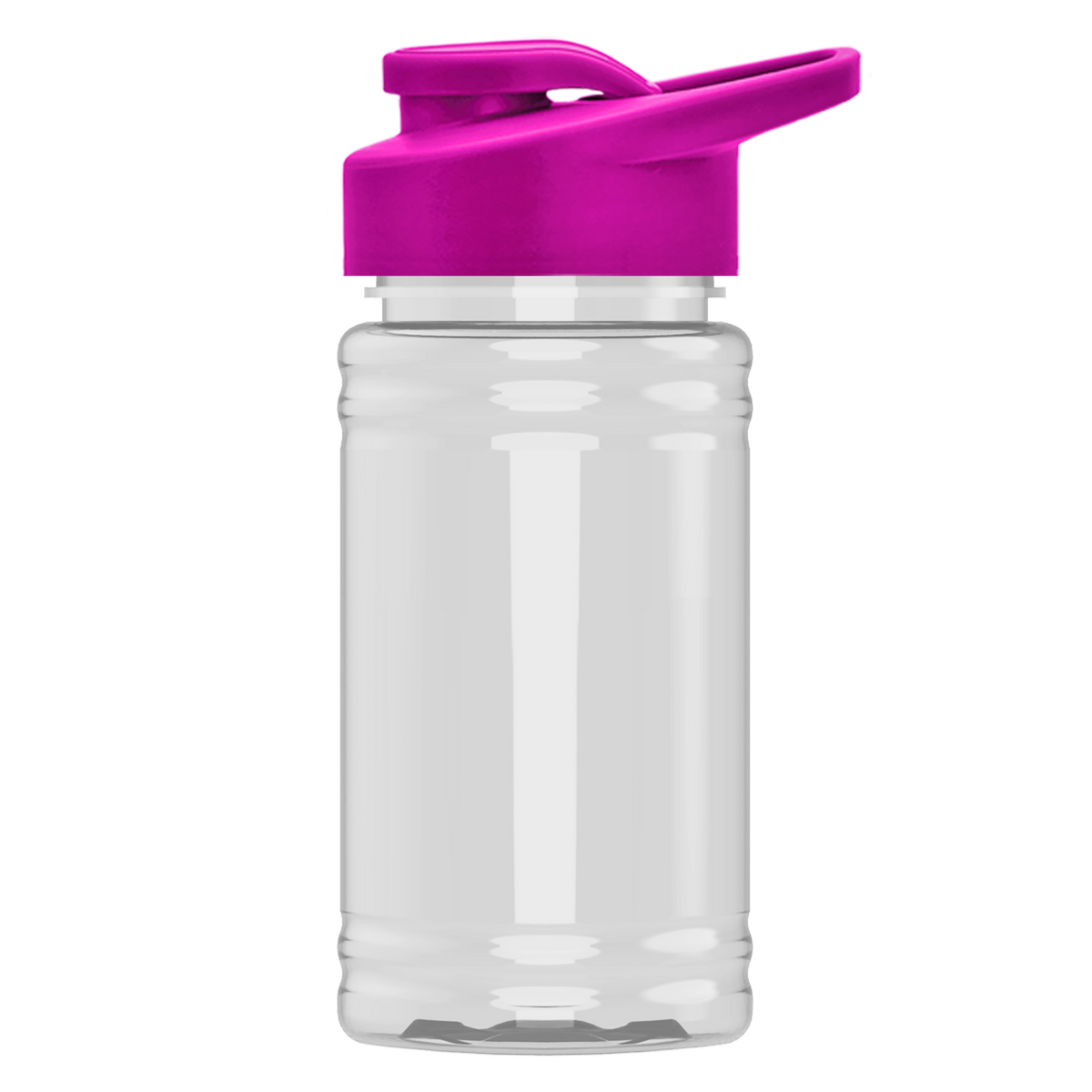 Custom logo Mini Bottle with Drink-Thru Lid - 16 oz.