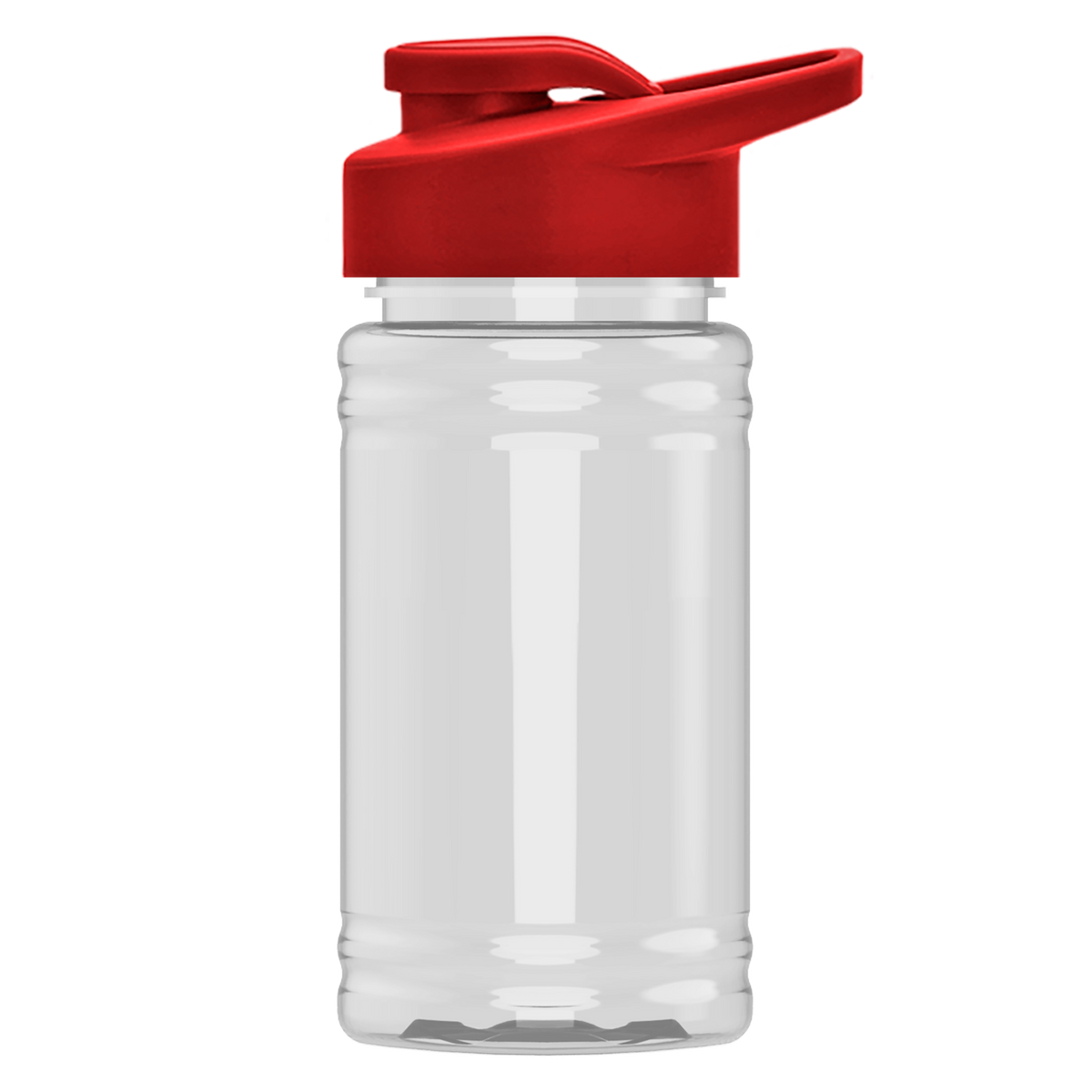 Custom logo Mini Bottle with Drink-Thru Lid - 16 oz.