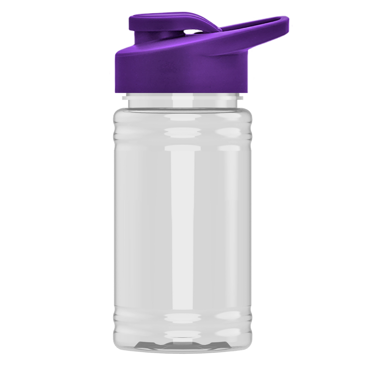 Custom logo Mini Bottle with Drink-Thru Lid - 16 oz.