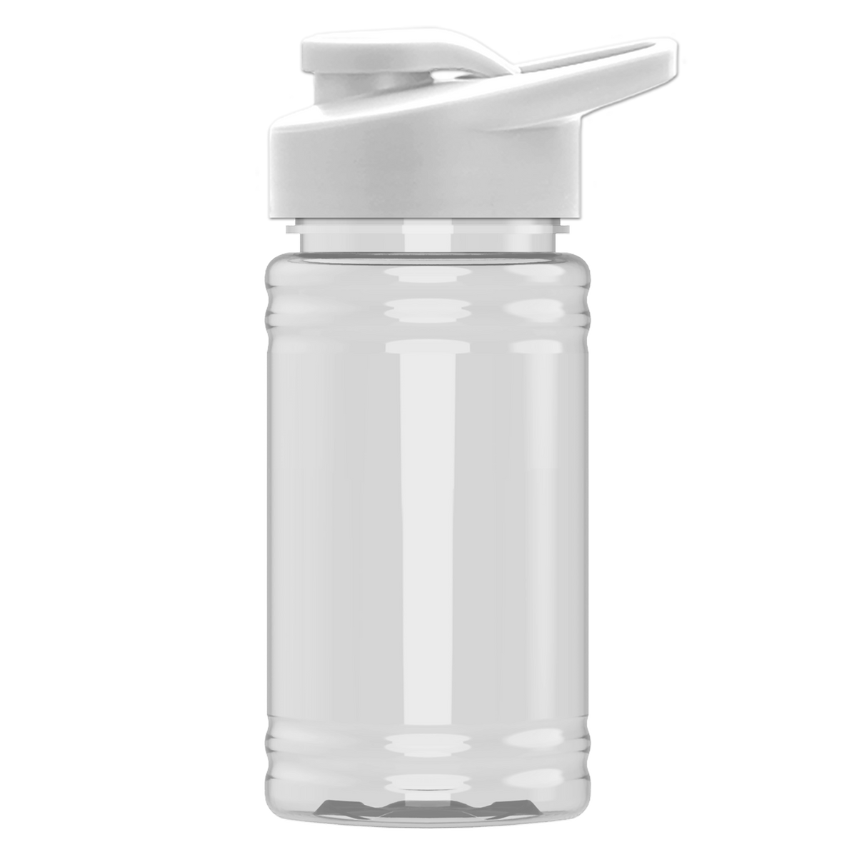 Custom logo Mini Bottle with Drink-Thru Lid - 16 oz.