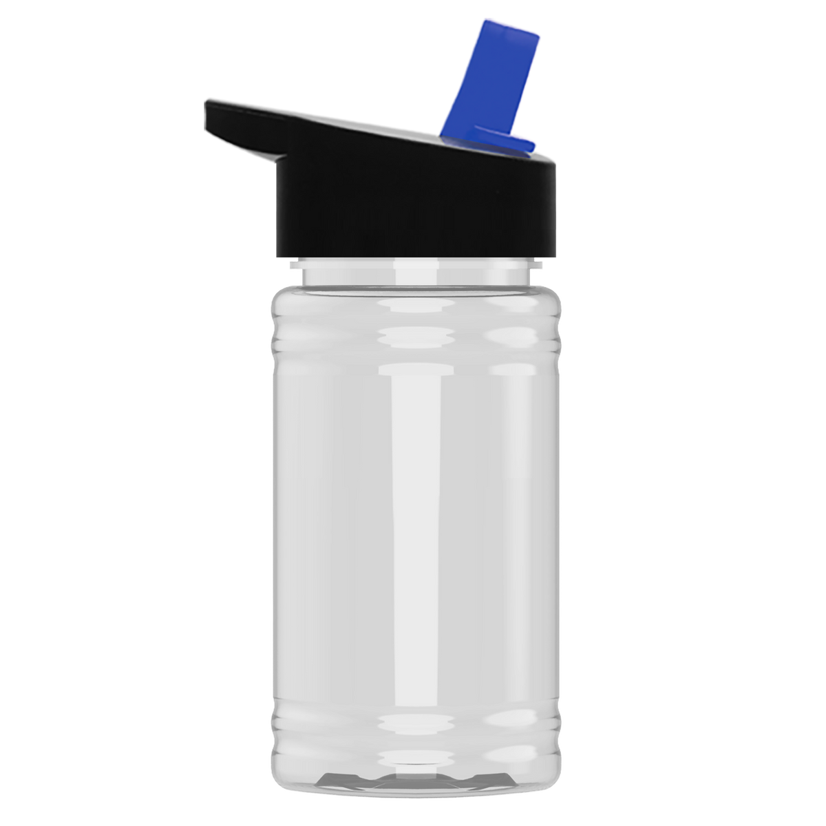 Custom logo Mini Bottle with Flip-Straw Lid - 16 oz.