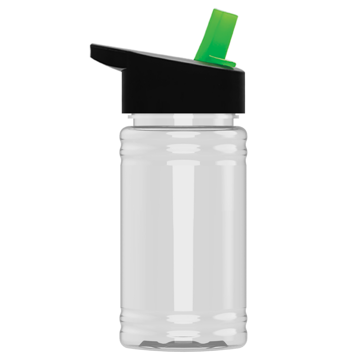 Custom logo Mini Bottle with Flip-Straw Lid - 16 oz.