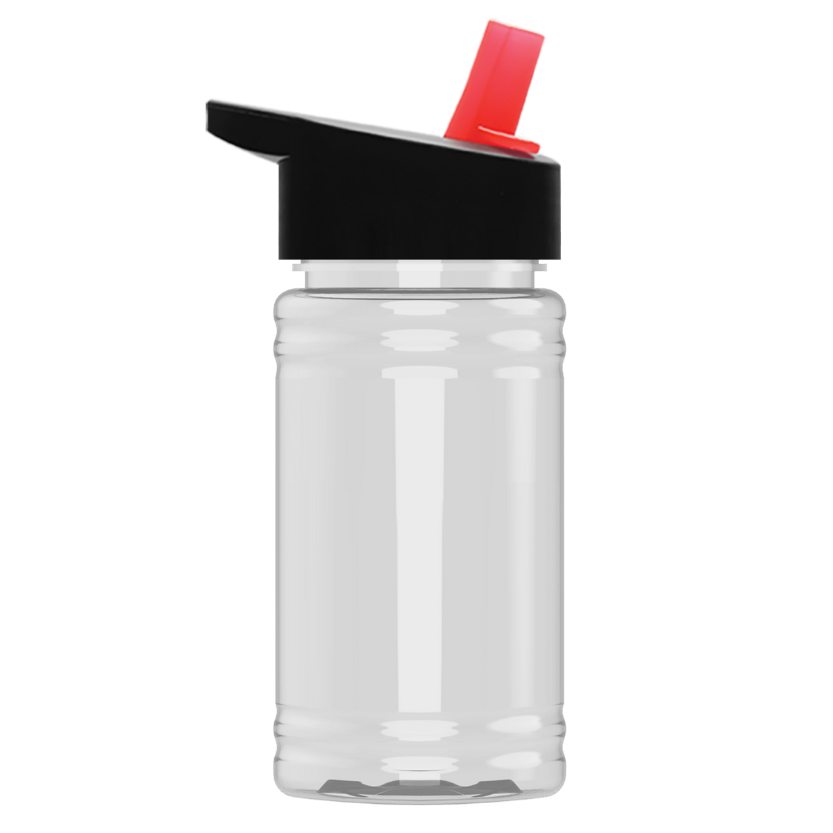 Custom logo Mini Bottle with Flip-Straw Lid - 16 oz.
