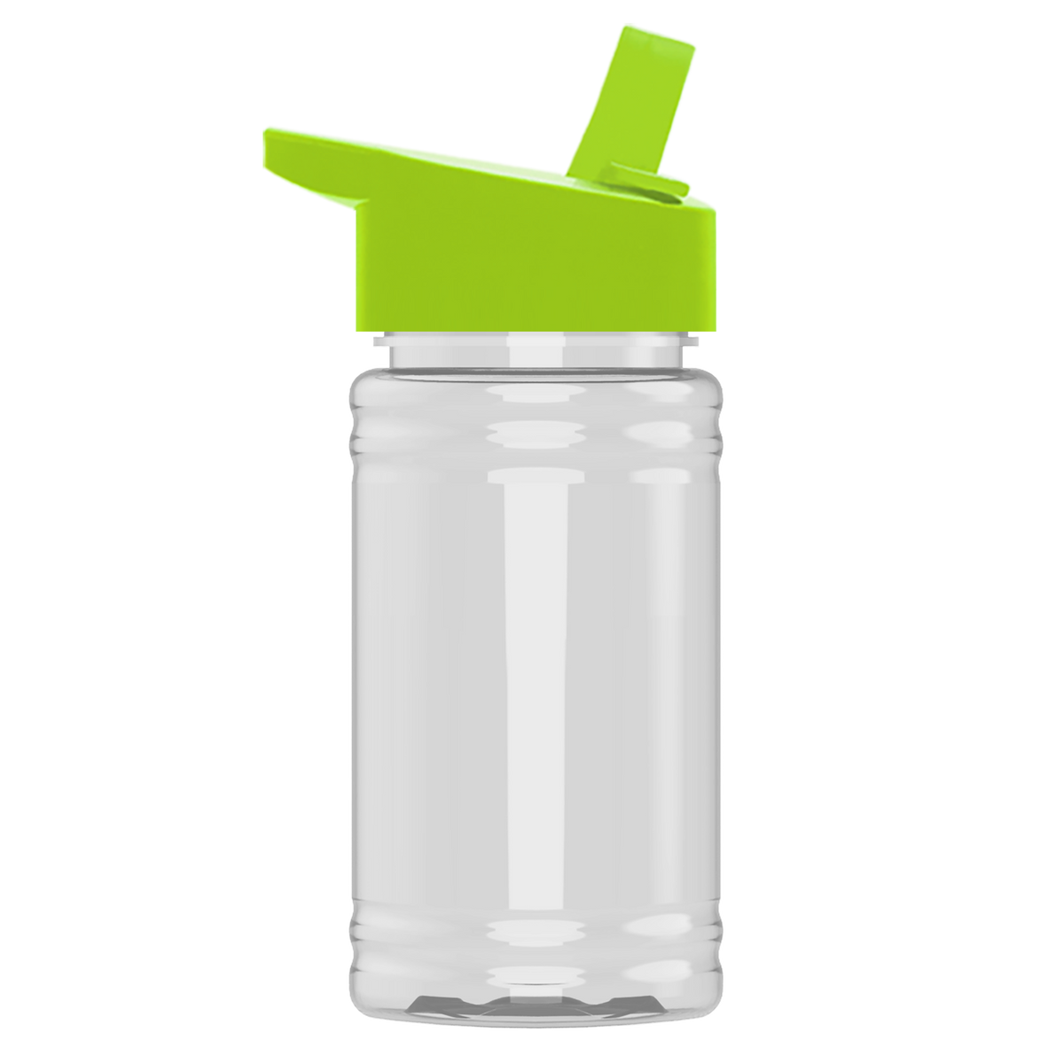 Custom logo Mini Bottle with Flip-Straw Lid - 16 oz.
