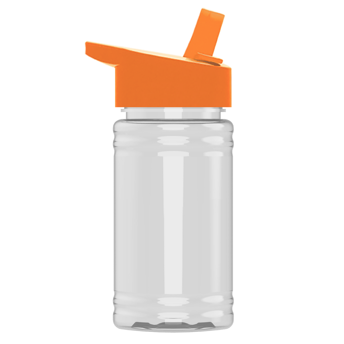 Custom logo Mini Bottle with Flip-Straw Lid - 16 oz.