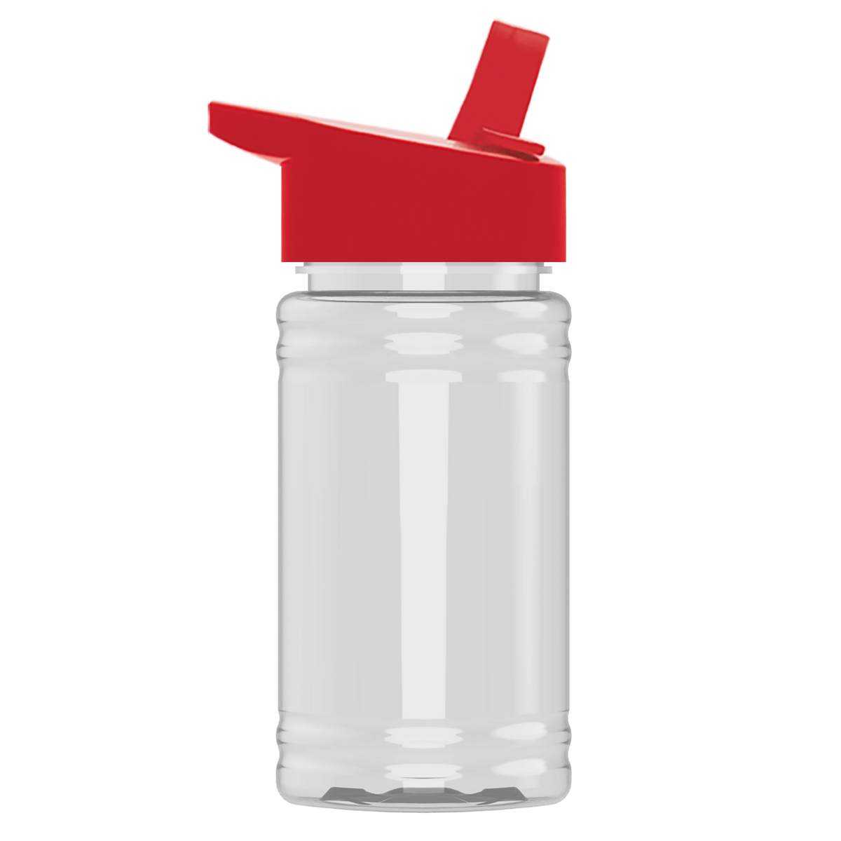 Custom logo Mini Bottle with Flip-Straw Lid - 16 oz.