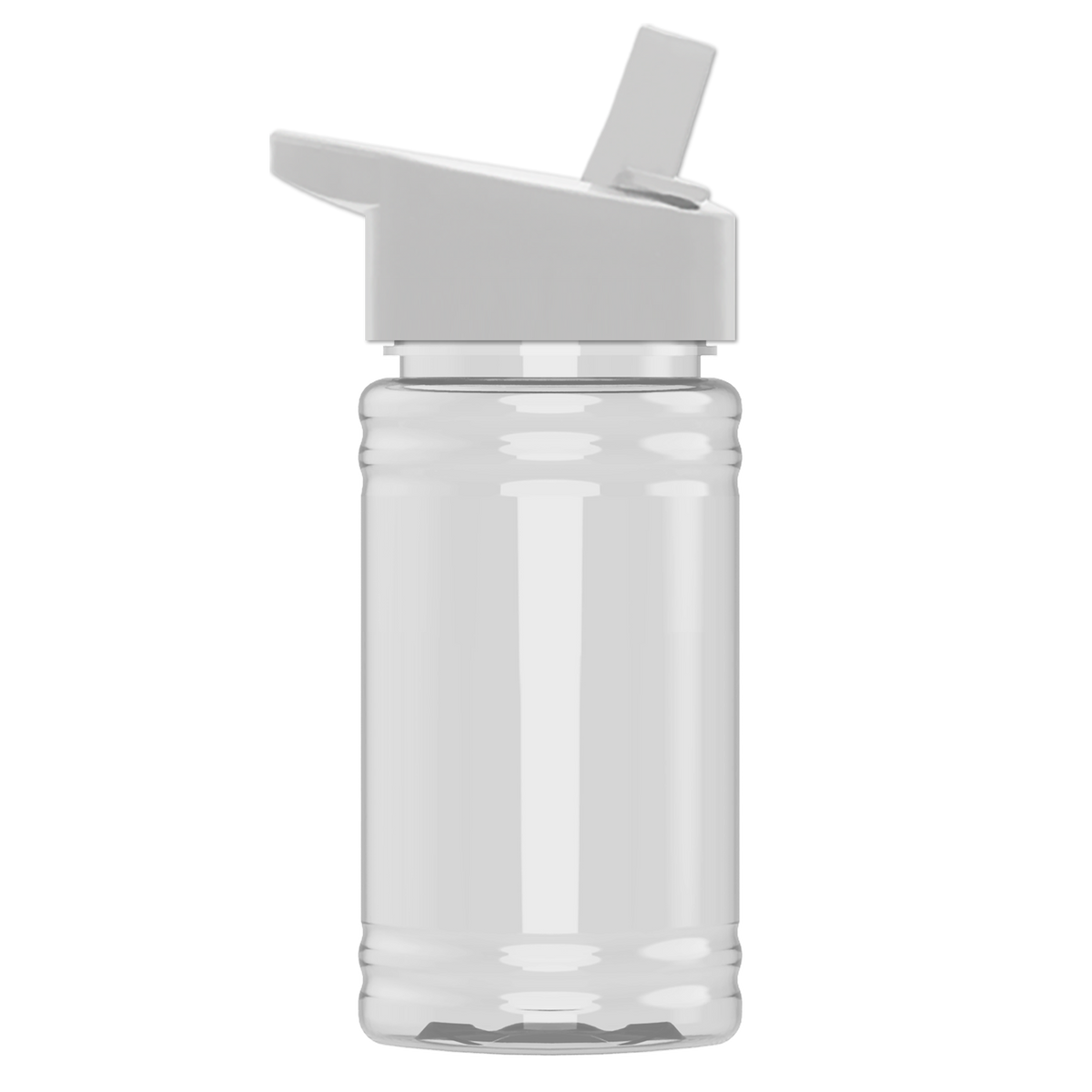 Custom logo Mini Bottle with Flip-Straw Lid - 16 oz.