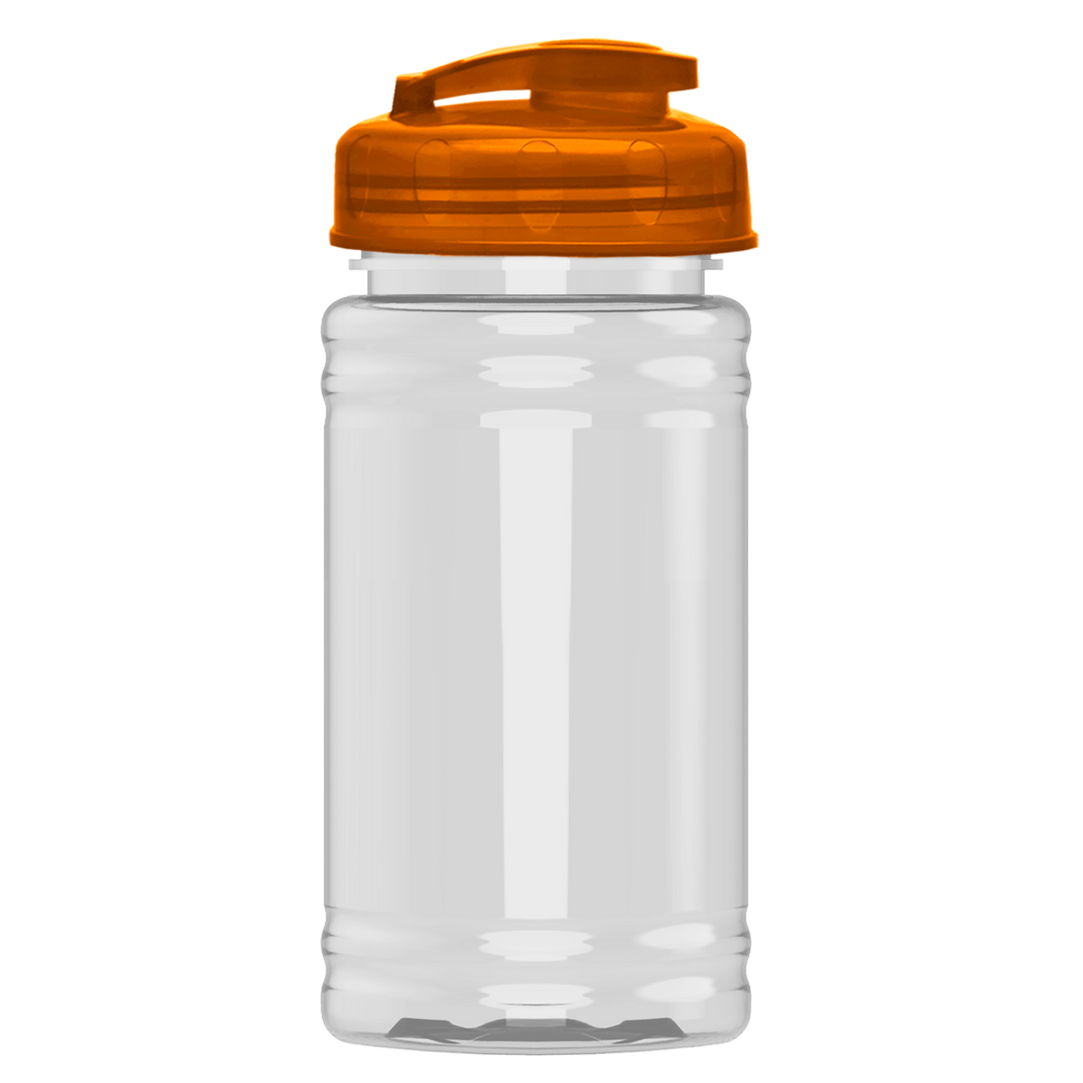 Custom logo Mini Bottle with Flip-Top Lid - 16 oz.