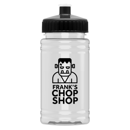 Mini Bottle with Push-Pull Lid - 16 oz.